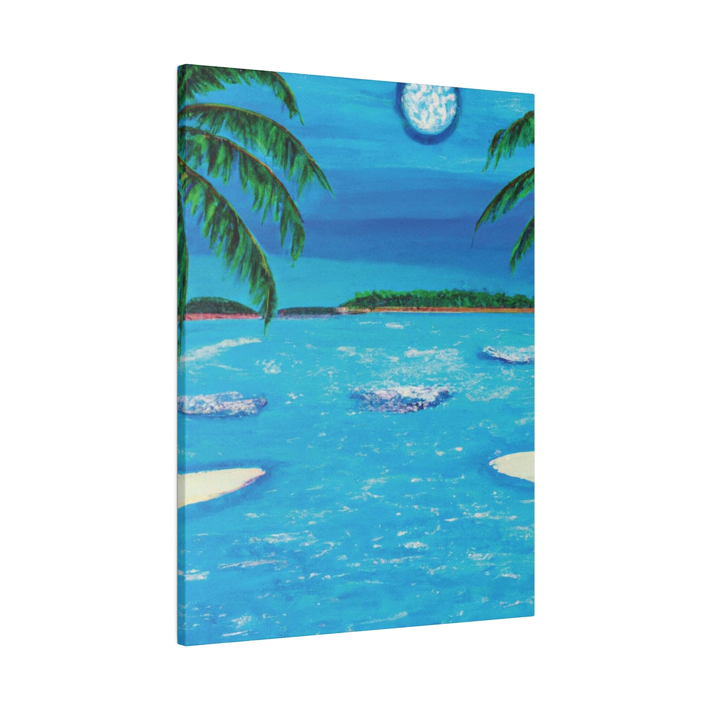 7239Z - Bahamas Ocean Painting Print | Bahamas | Ocean | Beach | Poster | Home Decor | Wall Art | Canvas