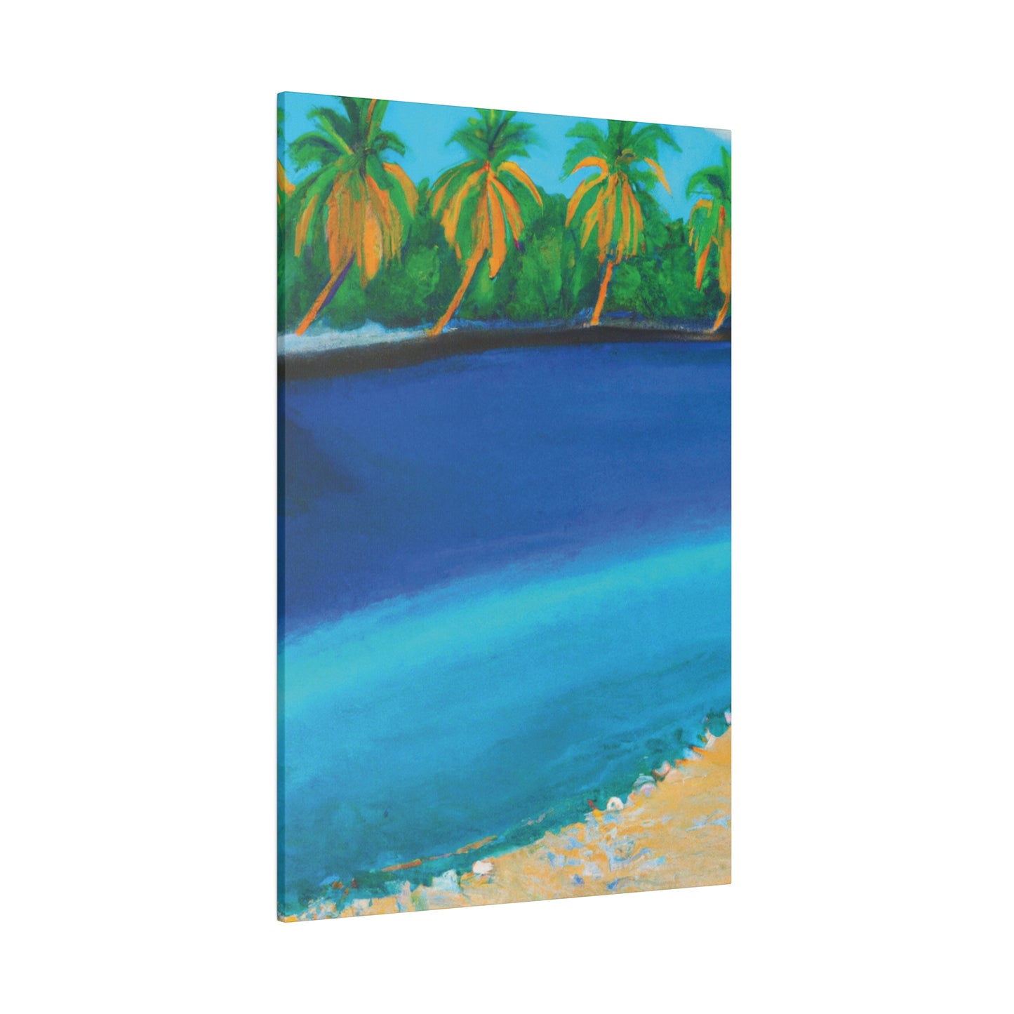 4195T - Bahamas Ocean Painting Print | Bahamas | Ocean | Beach | Poster | Home Decor | Wall Art | Canvas