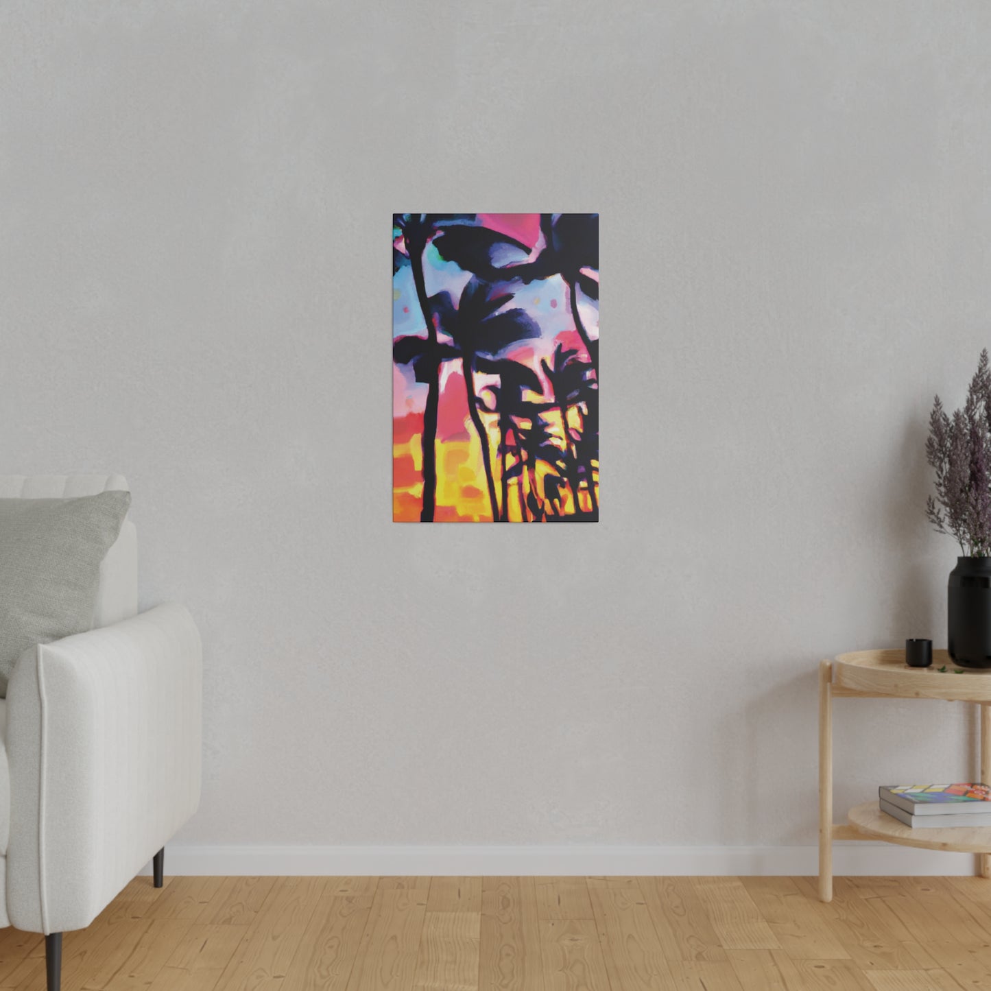 2637V - Miami Beach Sunset Painting Print | Miami | Beach | Sunset | Poster | Home Decor | Wall Art | Canvas