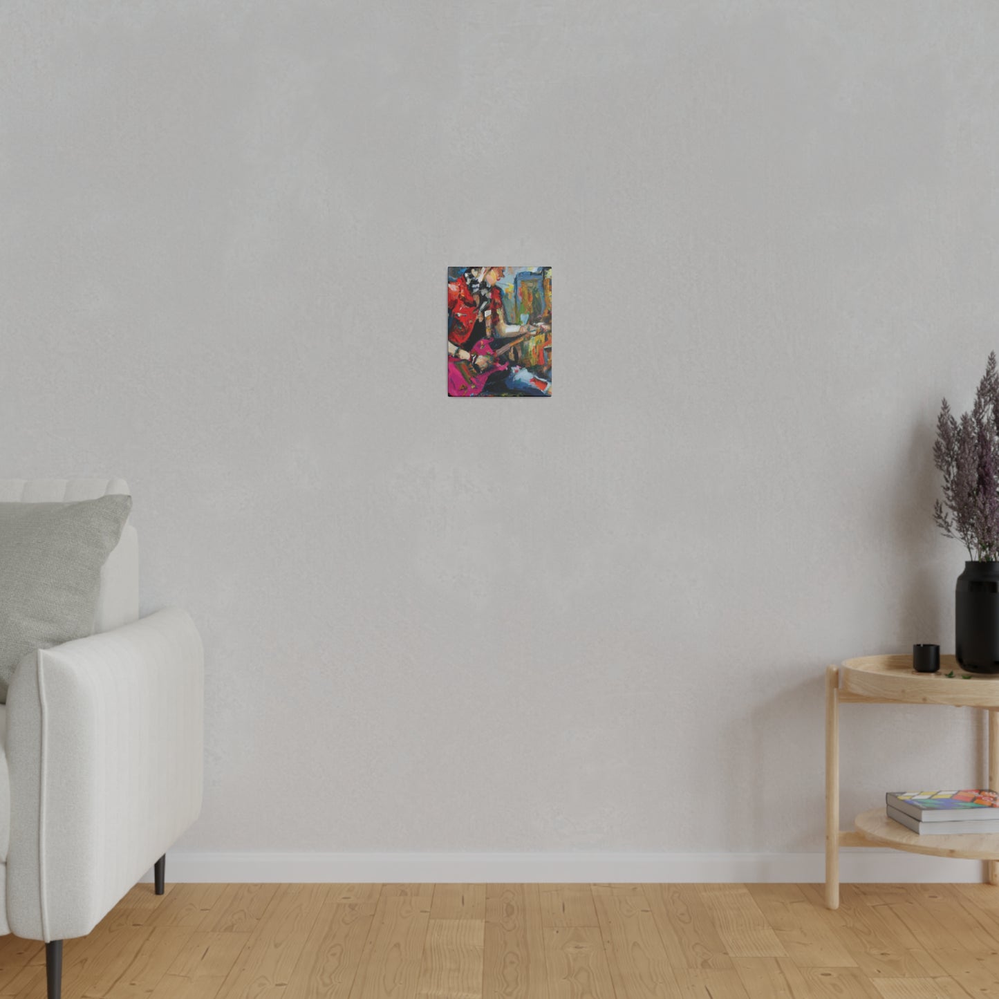 9666G - Rockstar Oil Painting Style Print | Poster | Home Decor | Wall Art | Music Art | Canvas