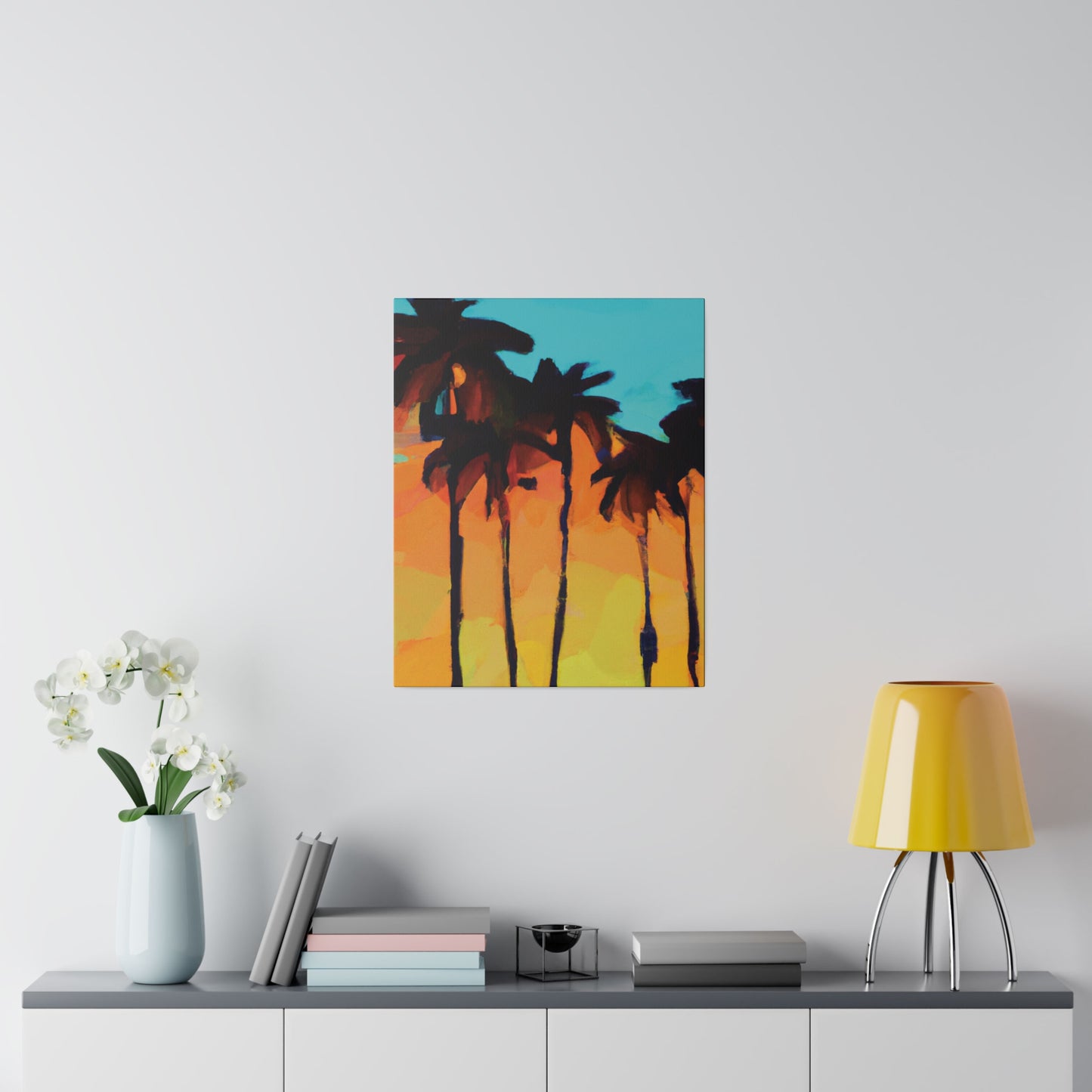 3606O - Miami Beach Sunset Painting Print | Miami | Beach | Sunset | Poster | Home Decor | Wall Art | Canvas