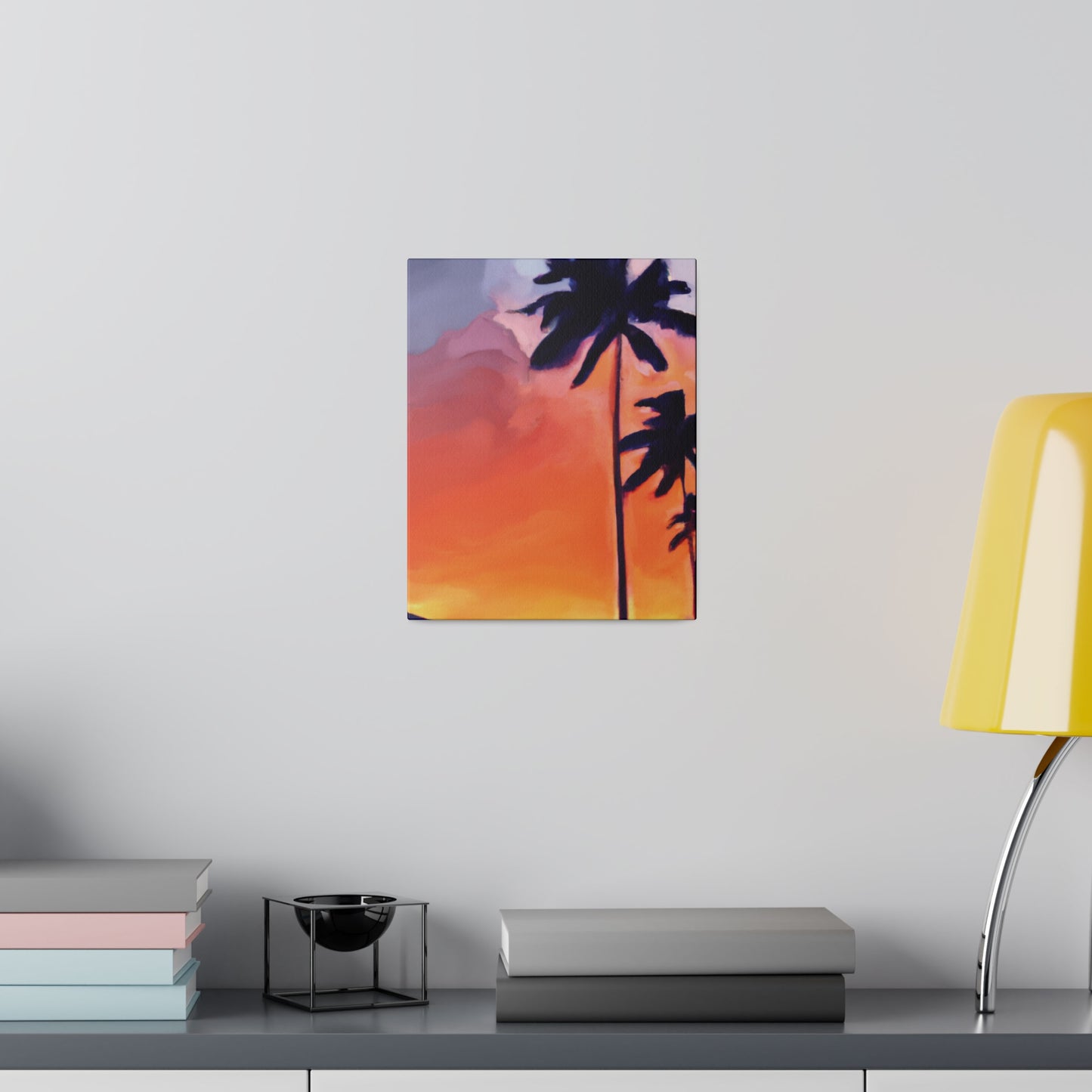 8625A - Miami Beach Sunset Painting Print | Miami | Beach | Sunset | Poster | Home Decor | Wall Art | Canvas