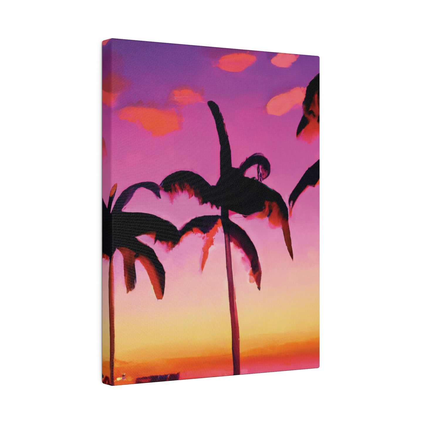 5426A - Miami Beach Sunset Painting Print | Miami | Beach | Sunset | Poster | Home Decor | Wall Art | Canvas