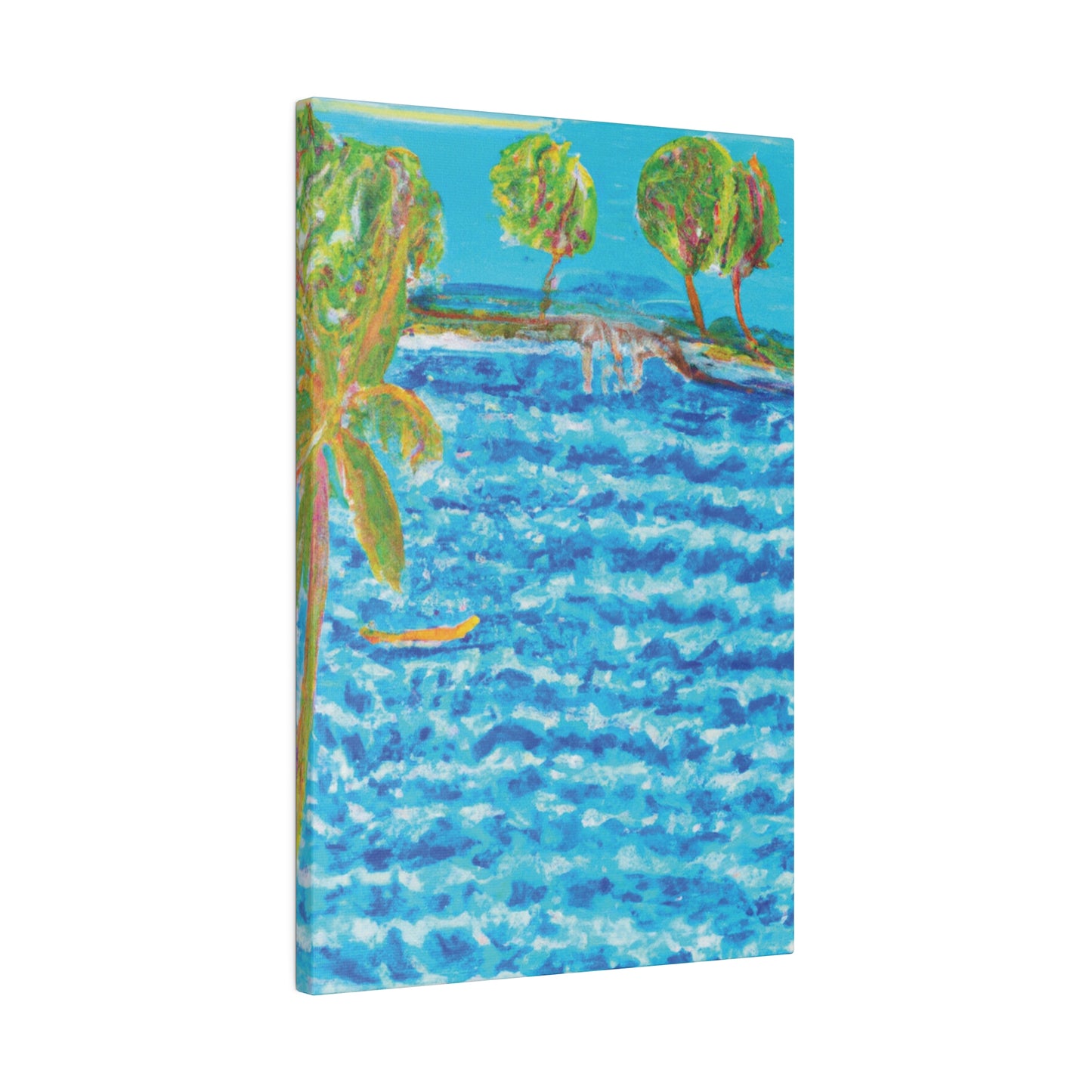 3687E - Bahamas Ocean Painting Print | Bahamas | Ocean | Beach | Poster | Home Decor | Wall Art | Canvas