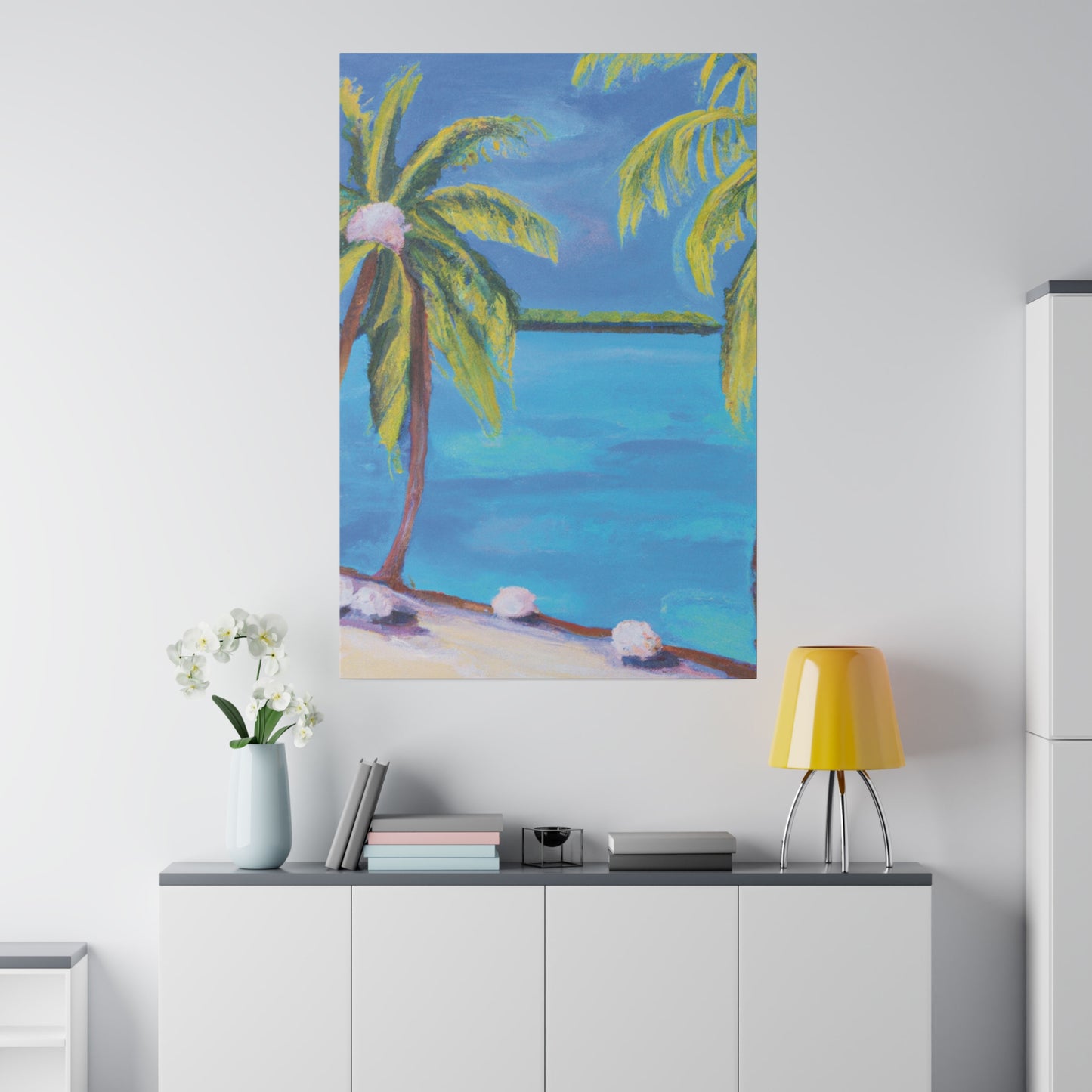 8164W - Bahamas Ocean Painting Print | Bahamas | Ocean | Beach | Poster | Home Decor | Wall Art | Canvas