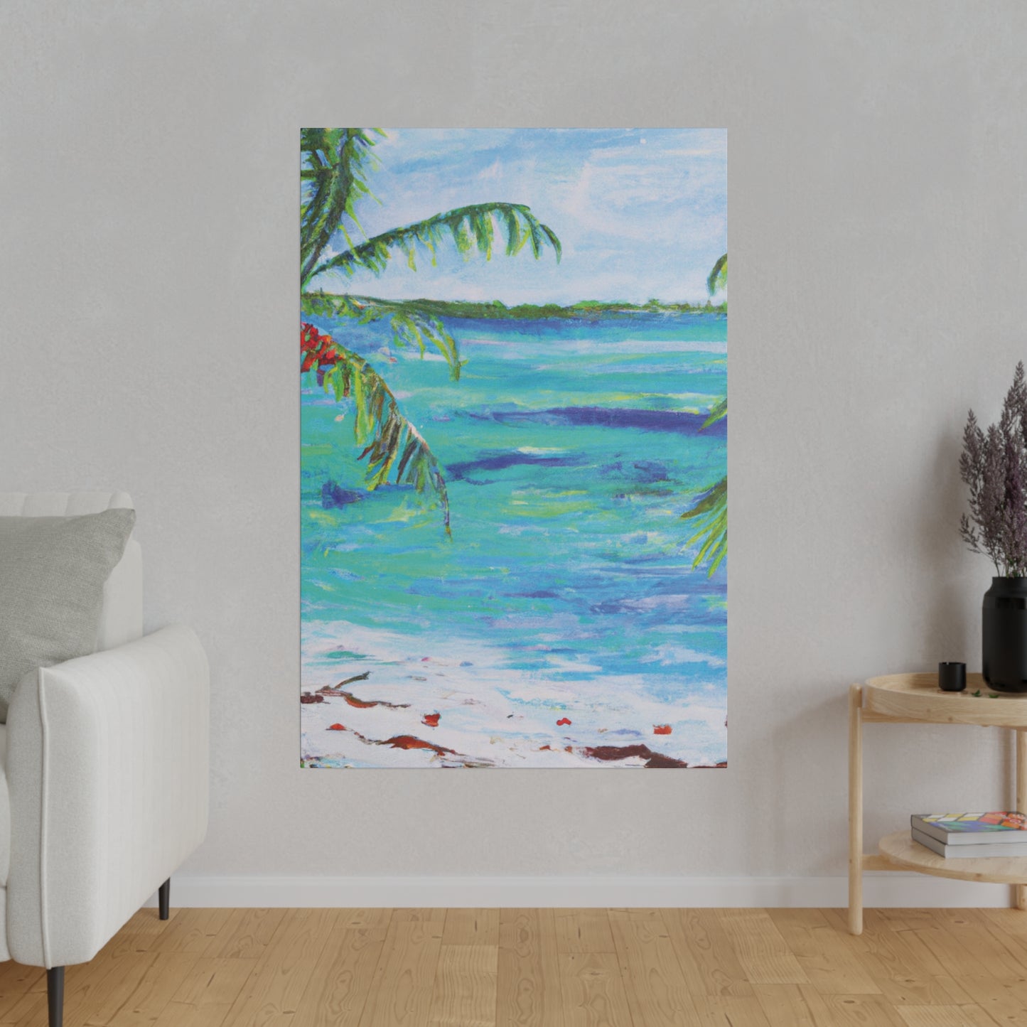 3158F - Bahamas Ocean Painting Print | Bahamas | Ocean | Beach | Poster | Home Decor | Wall Art | Canvas