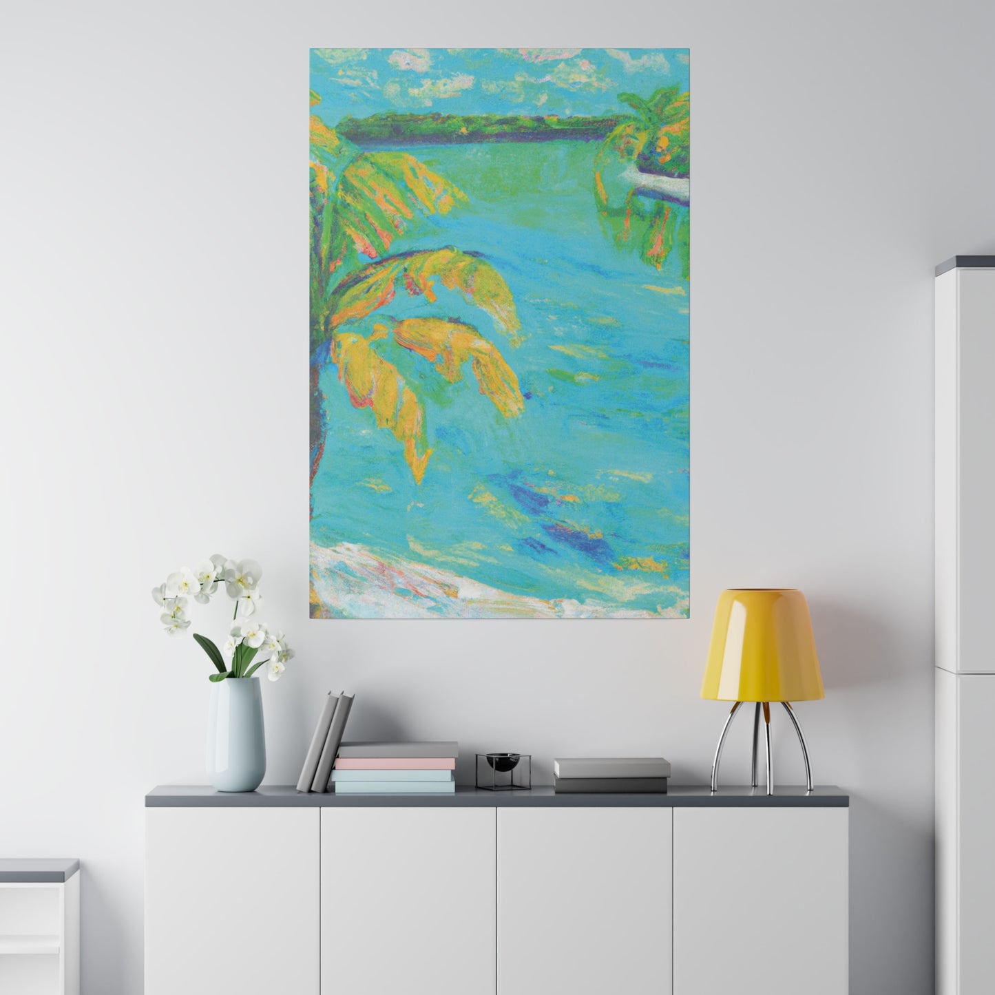 8857G - Bahamas Ocean Painting Print | Bahamas | Ocean | Beach | Poster | Home Decor | Wall Art | Canvas