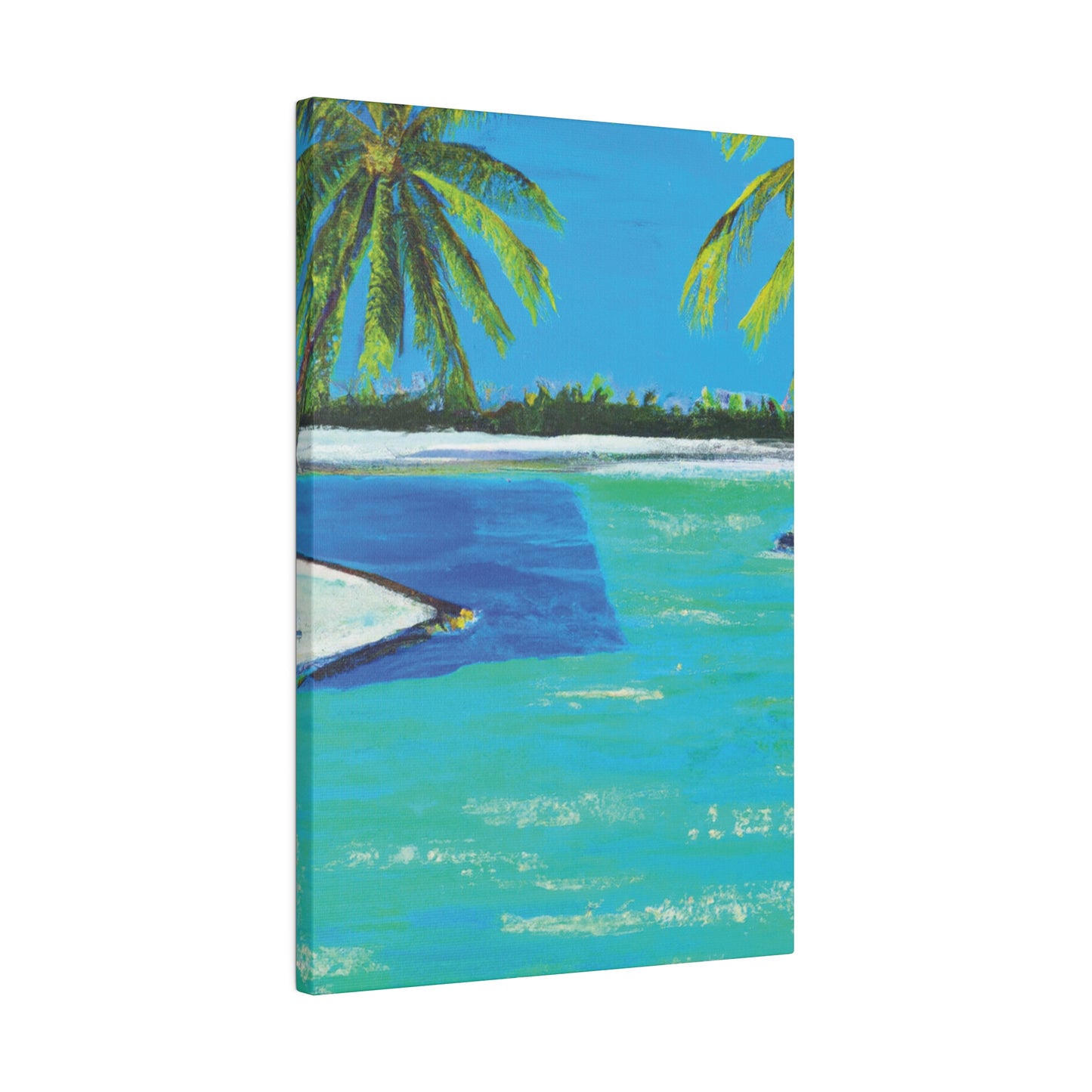 9761V - Bahamas Ocean Painting Print | Bahamas | Ocean | Beach | Poster | Home Decor | Wall Art | Canvas