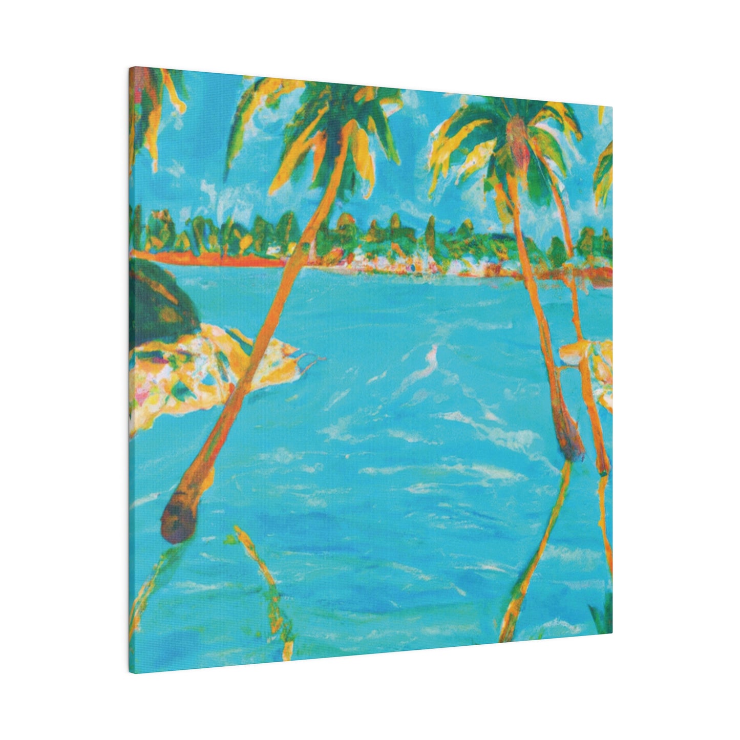 4338G - Bahamas Ocean Painting Print | Bahamas | Ocean | Beach | Poster | Home Decor | Wall Art | Canvas