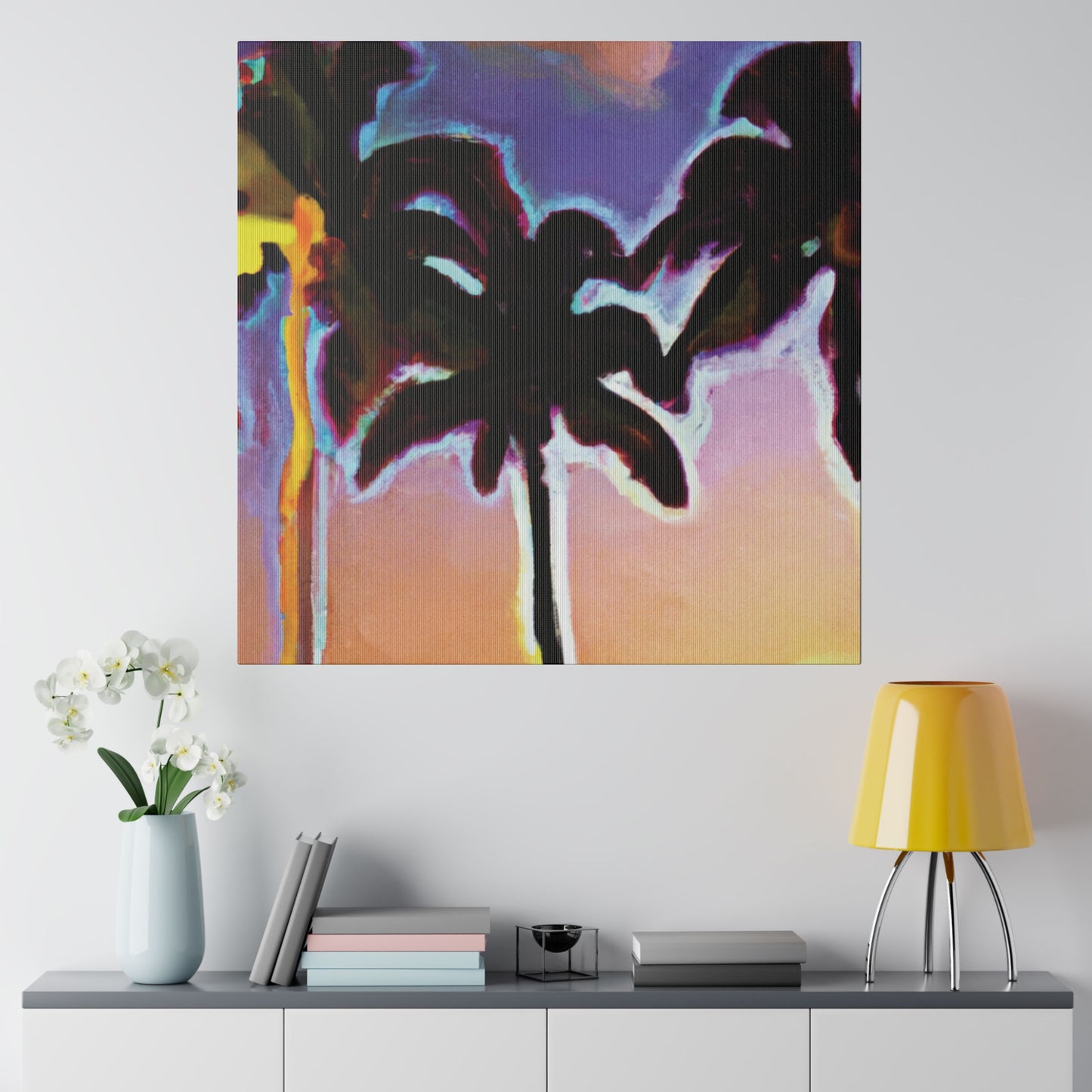 9603V - Miami Beach Sunset Painting Print | Miami | Beach | Sunset | Poster | Home Decor | Wall Art | Canvas