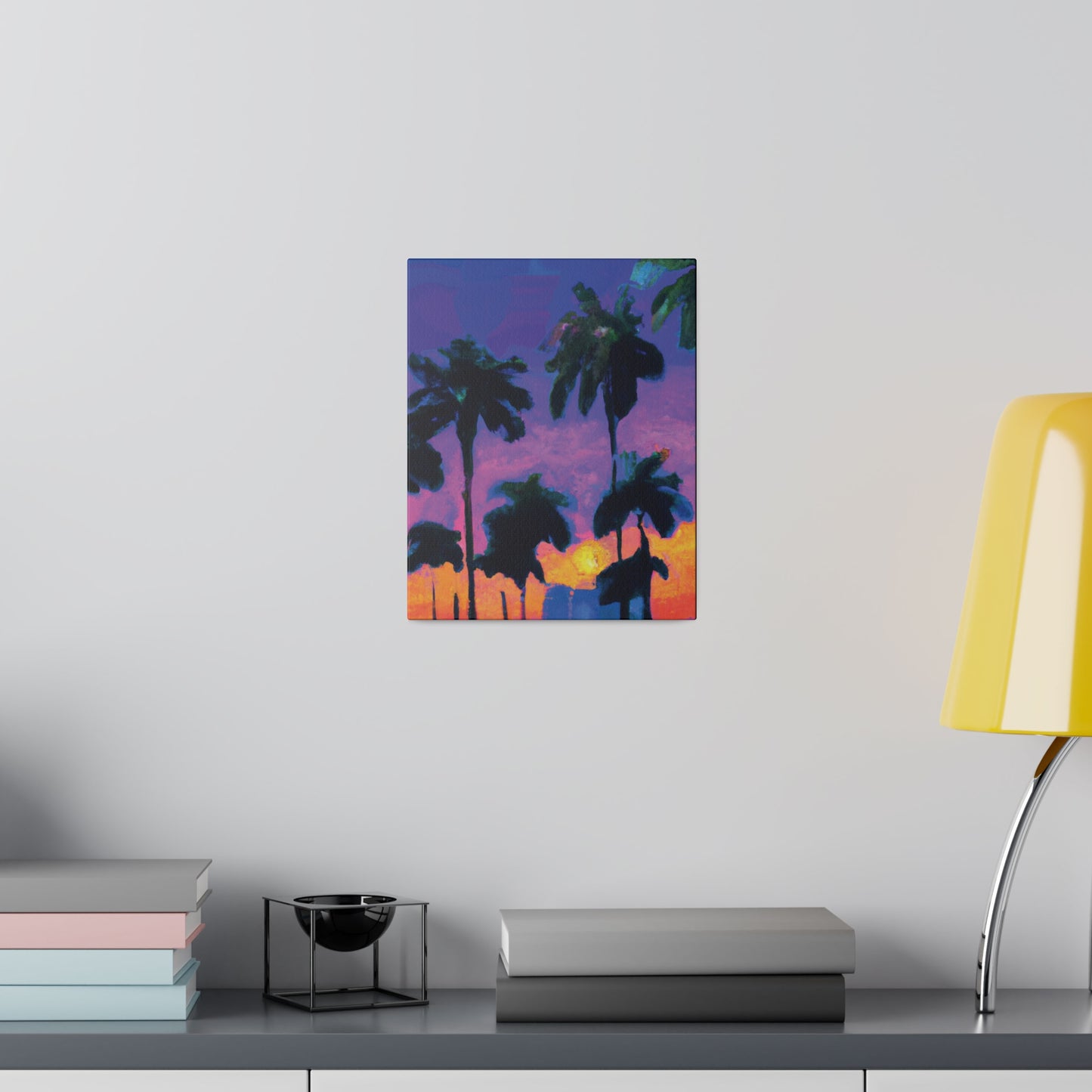 9232V - Miami Beach Sunset Painting Print | Miami | Beach | Sunset | Poster | Home Decor | Wall Art | Canvas