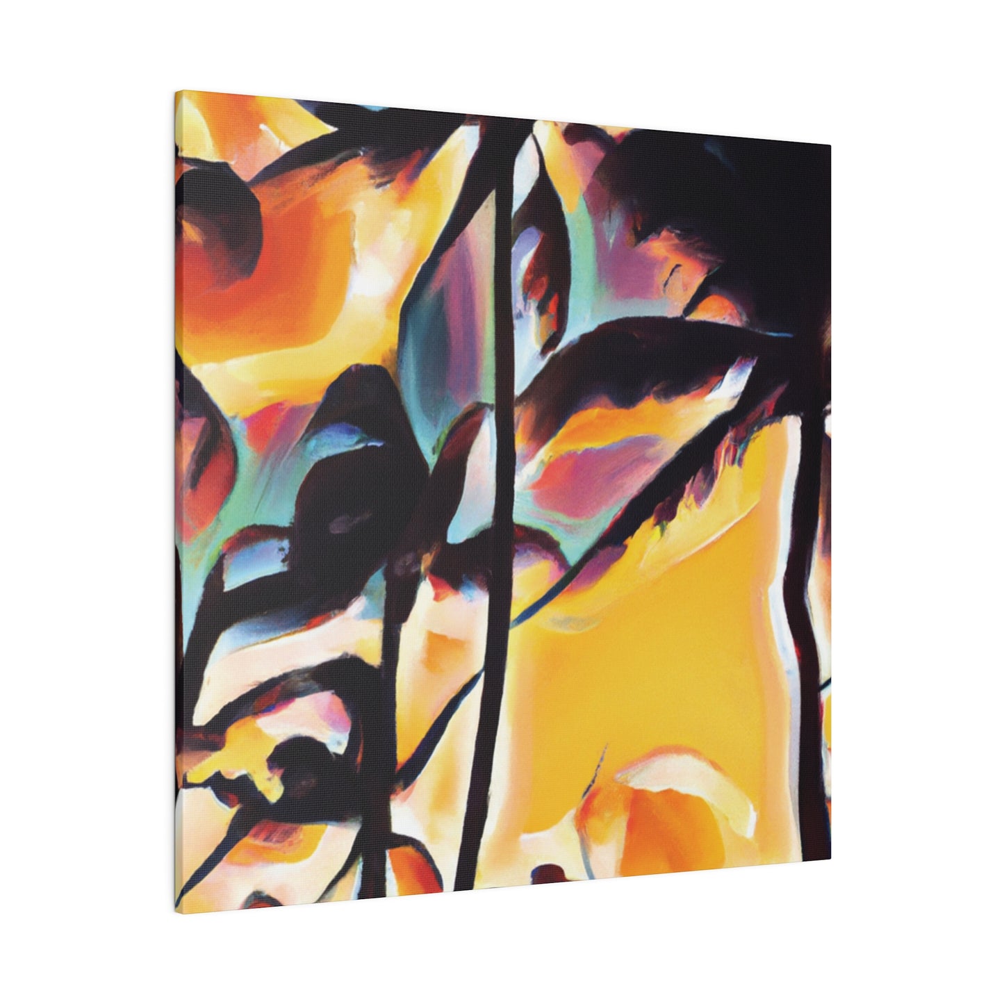 7343H - Miami Beach Sunset Painting Print | Miami | Beach | Sunset | Poster | Home Decor | Wall Art | Canvas