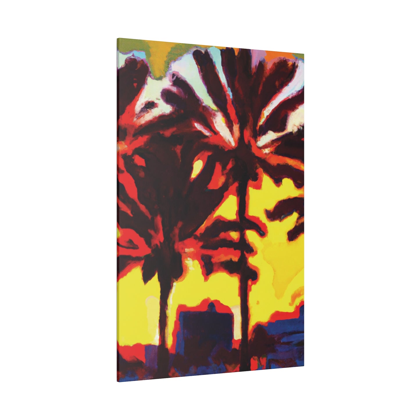 3133X - Miami Beach Sunset Painting Print | Miami | Beach | Sunset | Poster | Home Decor | Wall Art | Canvas