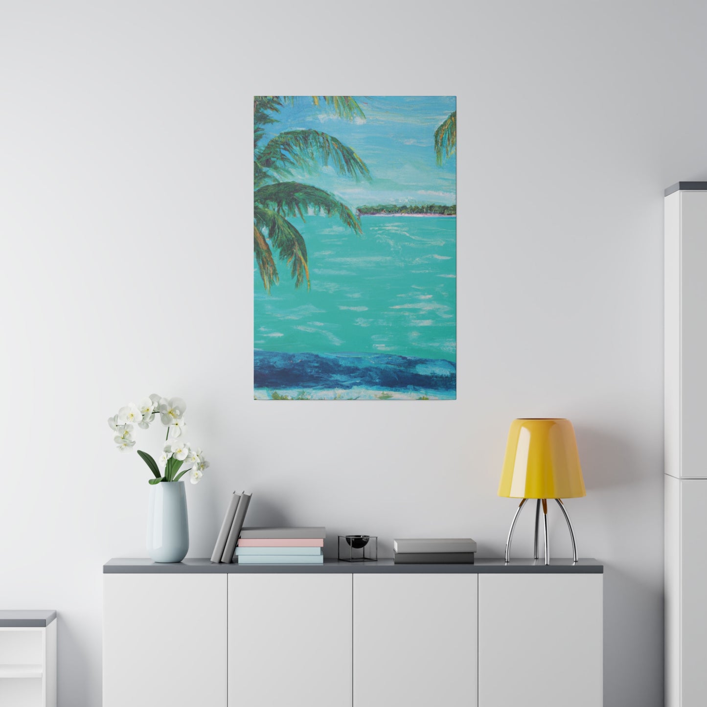 362P - Bahamas Ocean Painting Print | Bahamas | Ocean | Beach | Poster | Home Decor | Wall Art | Canvas