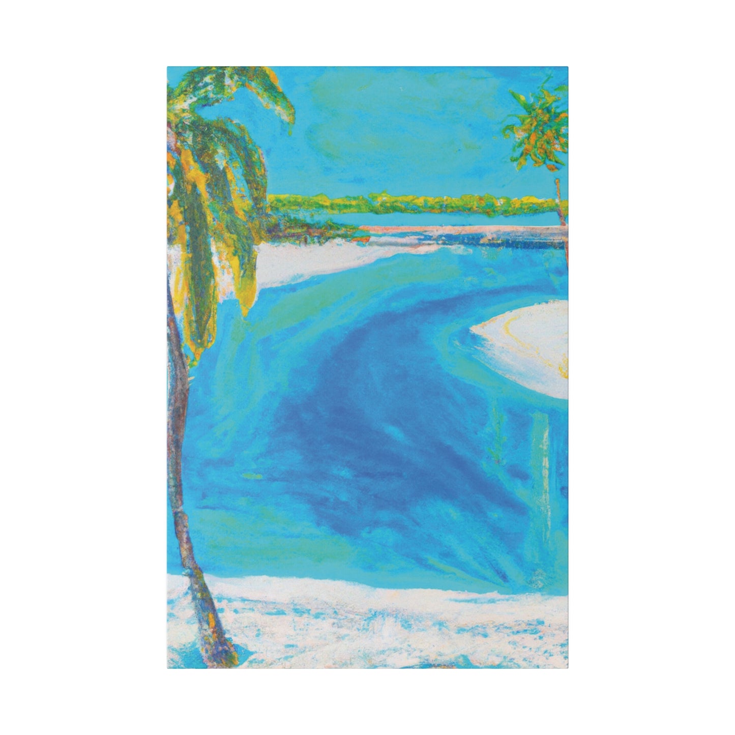 9106H - Bahamas Ocean Painting Print | Bahamas | Ocean | Beach | Poster | Home Decor | Wall Art | Canvas