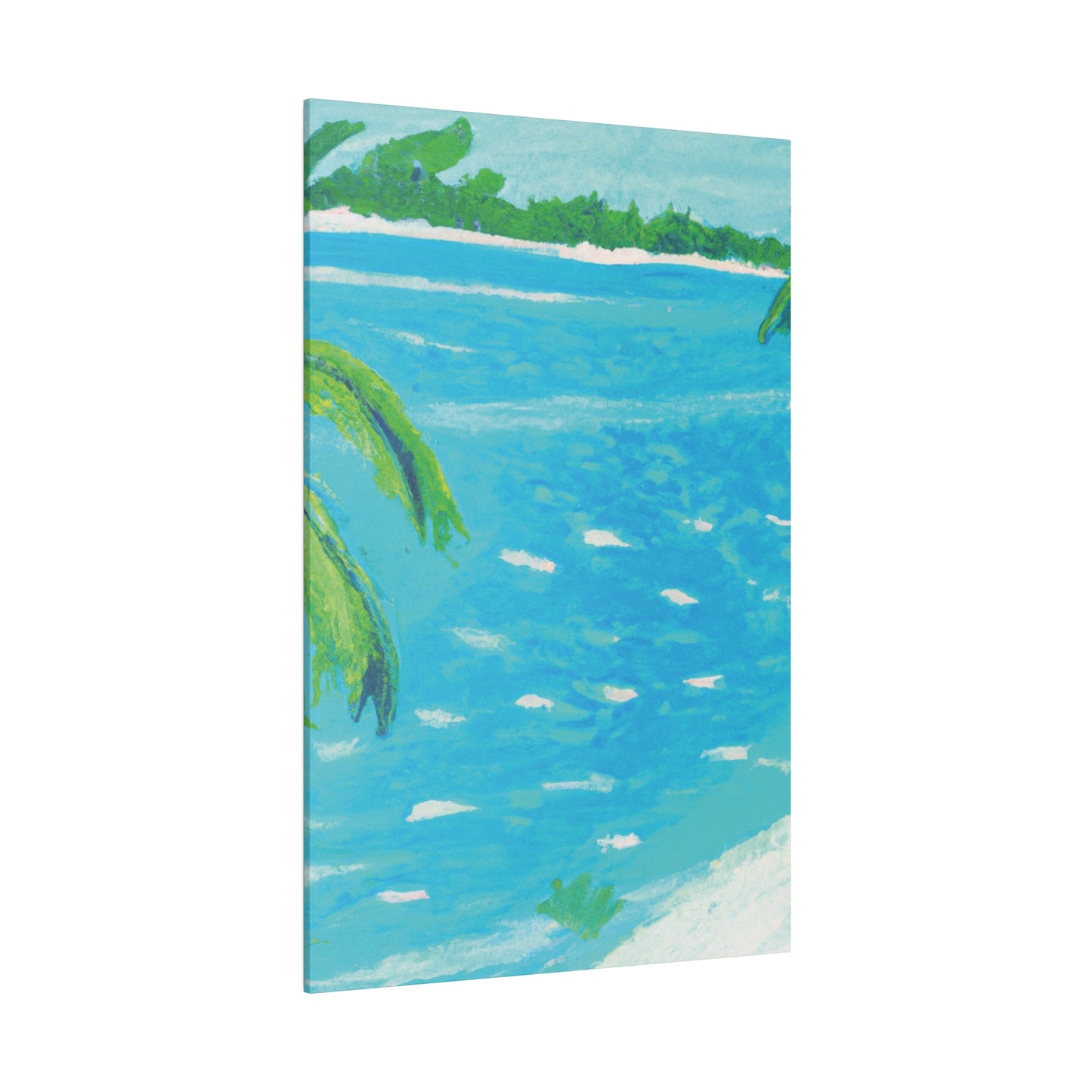 5684E - Bahamas Ocean Painting Print | Bahamas | Ocean | Beach | Poster | Home Decor | Wall Art | Canvas