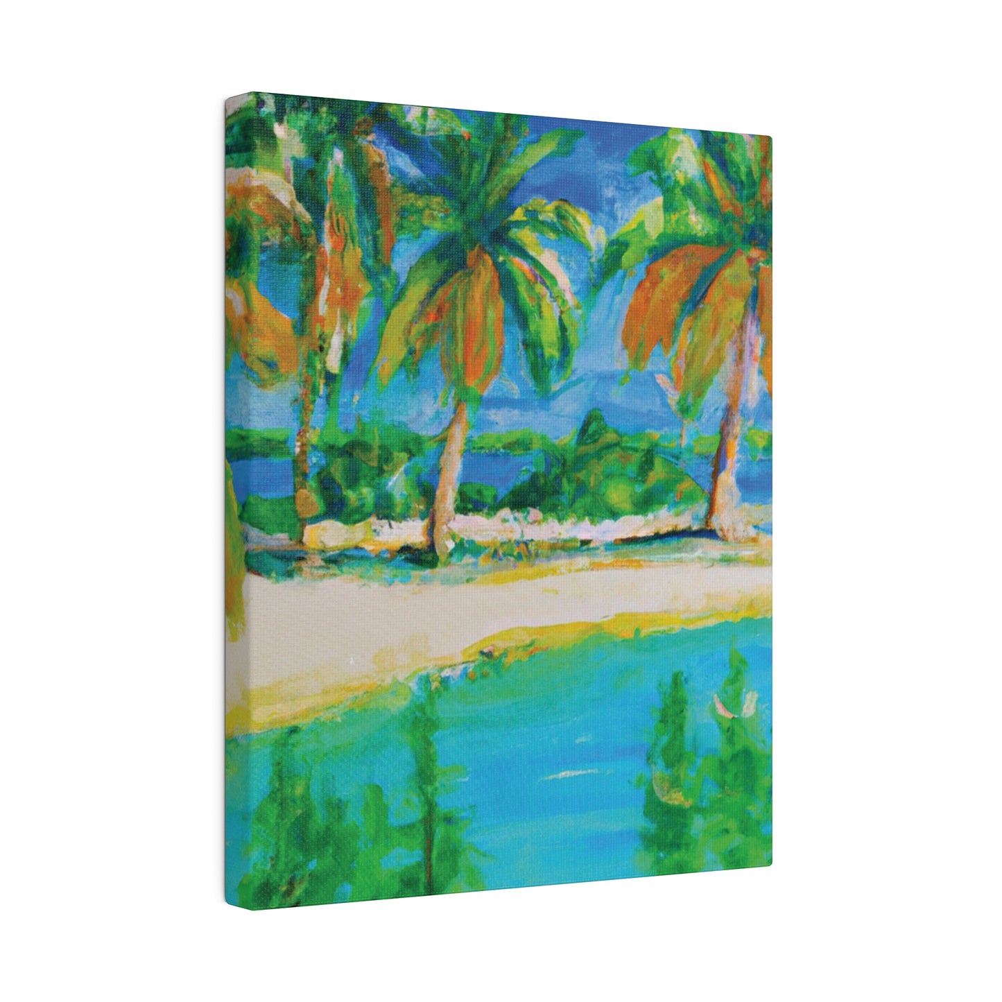 8576A - Bahamas Ocean Painting Print | Bahamas | Ocean | Beach | Poster | Home Decor | Wall Art | Canvas