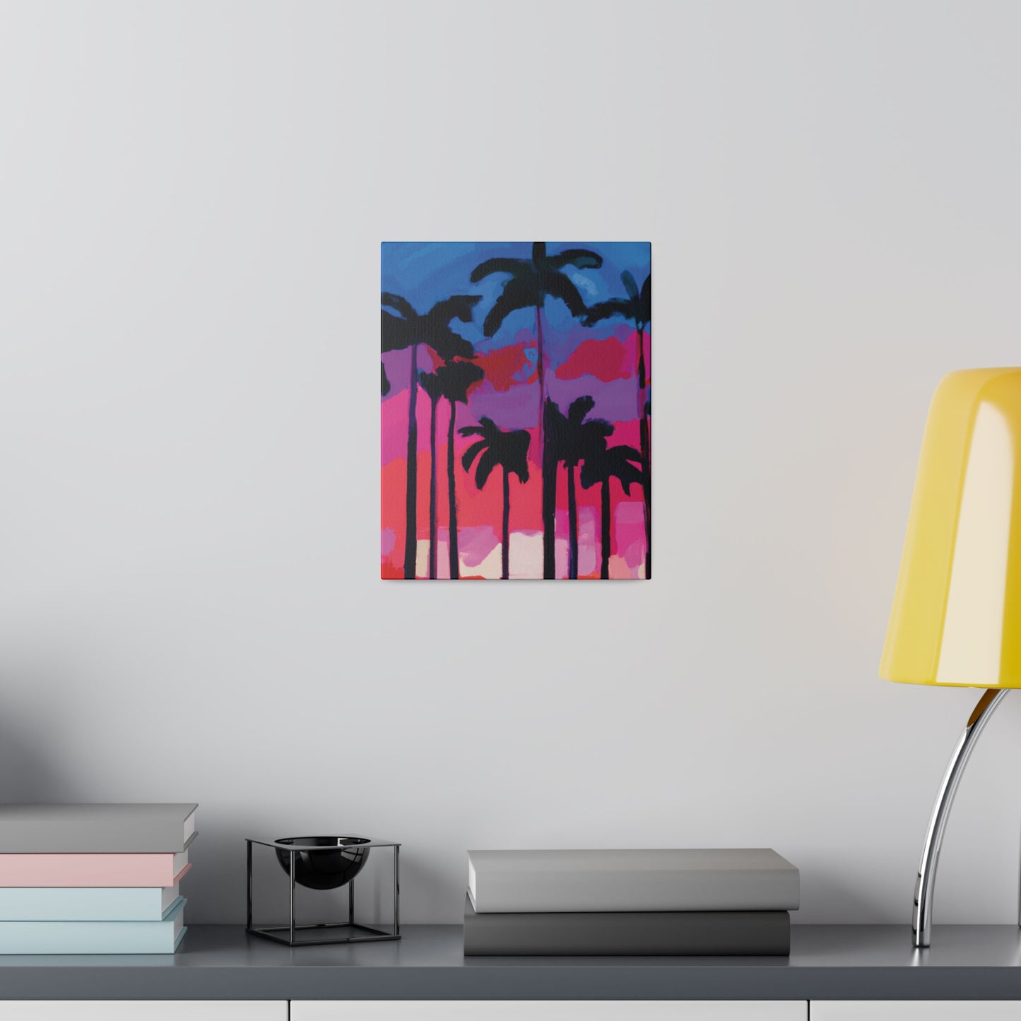 7245Y - Miami Beach Sunset Painting Print | Miami | Beach | Sunset | Poster | Home Decor | Wall Art | Canvas