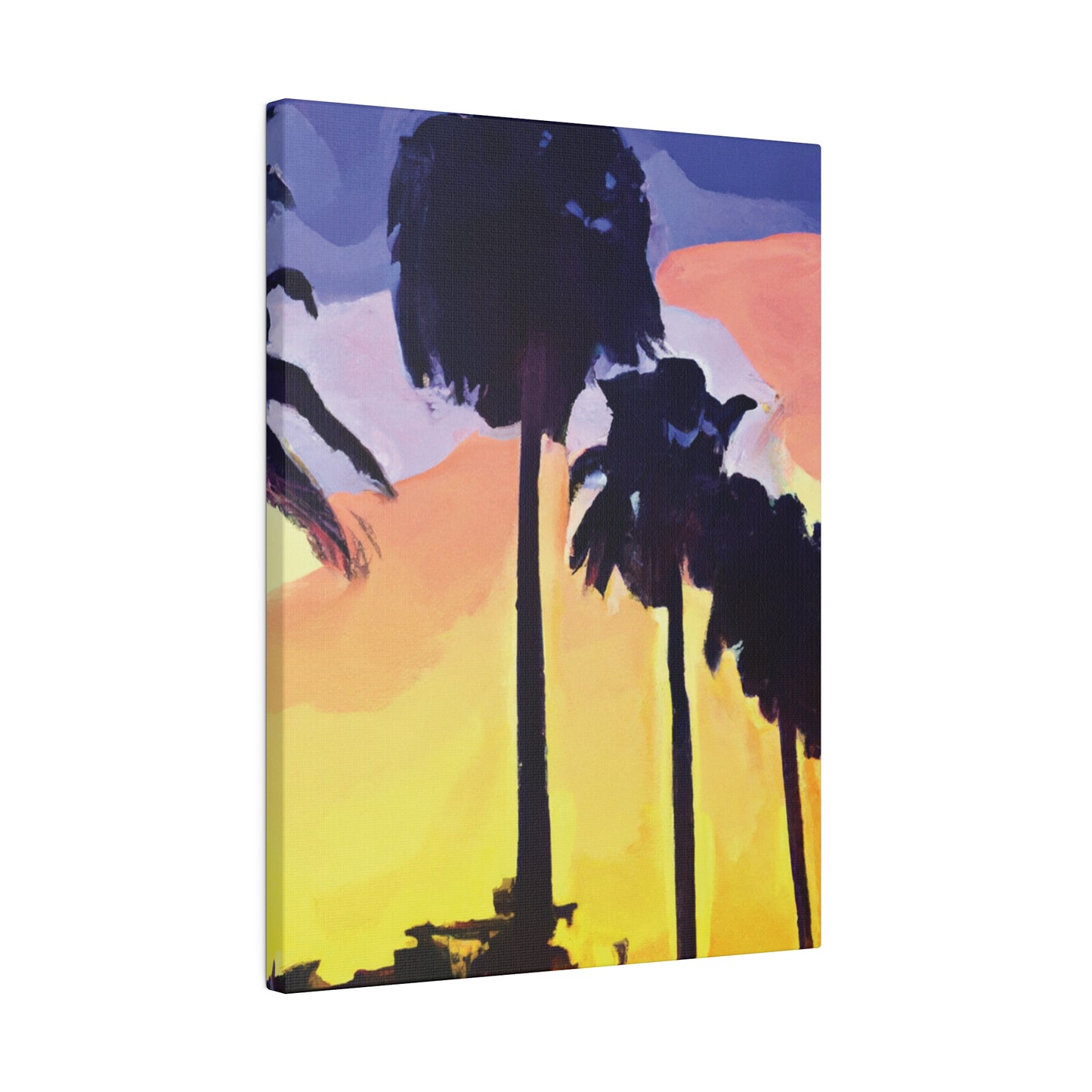 8023Y - Miami Beach Sunset Painting Print | Miami | Beach | Sunset | Poster | Home Decor | Wall Art | Canvas