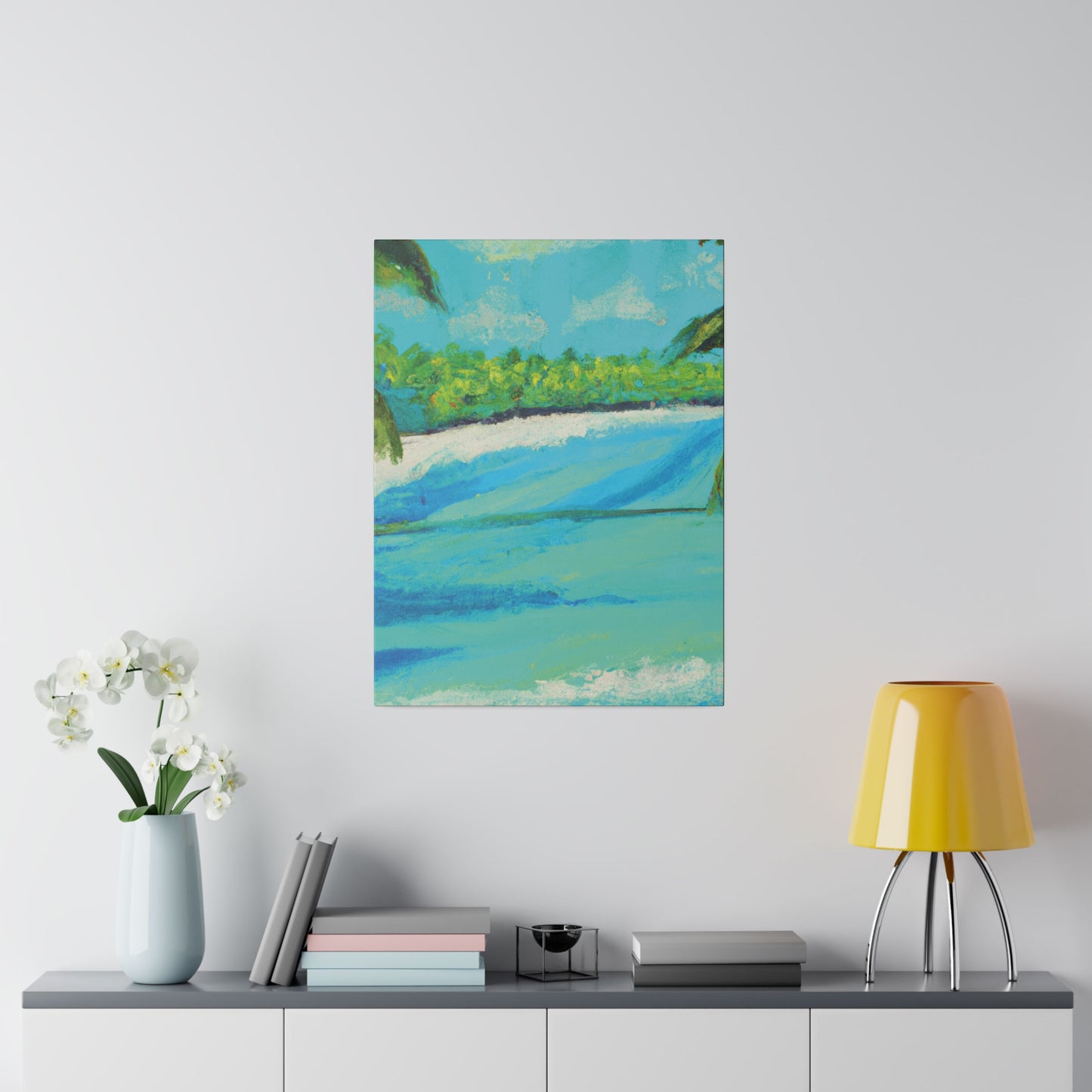 10781G - Bahamas Ocean Painting Print | Bahamas | Ocean | Beach | Poster | Home Decor | Wall Art | Canvas