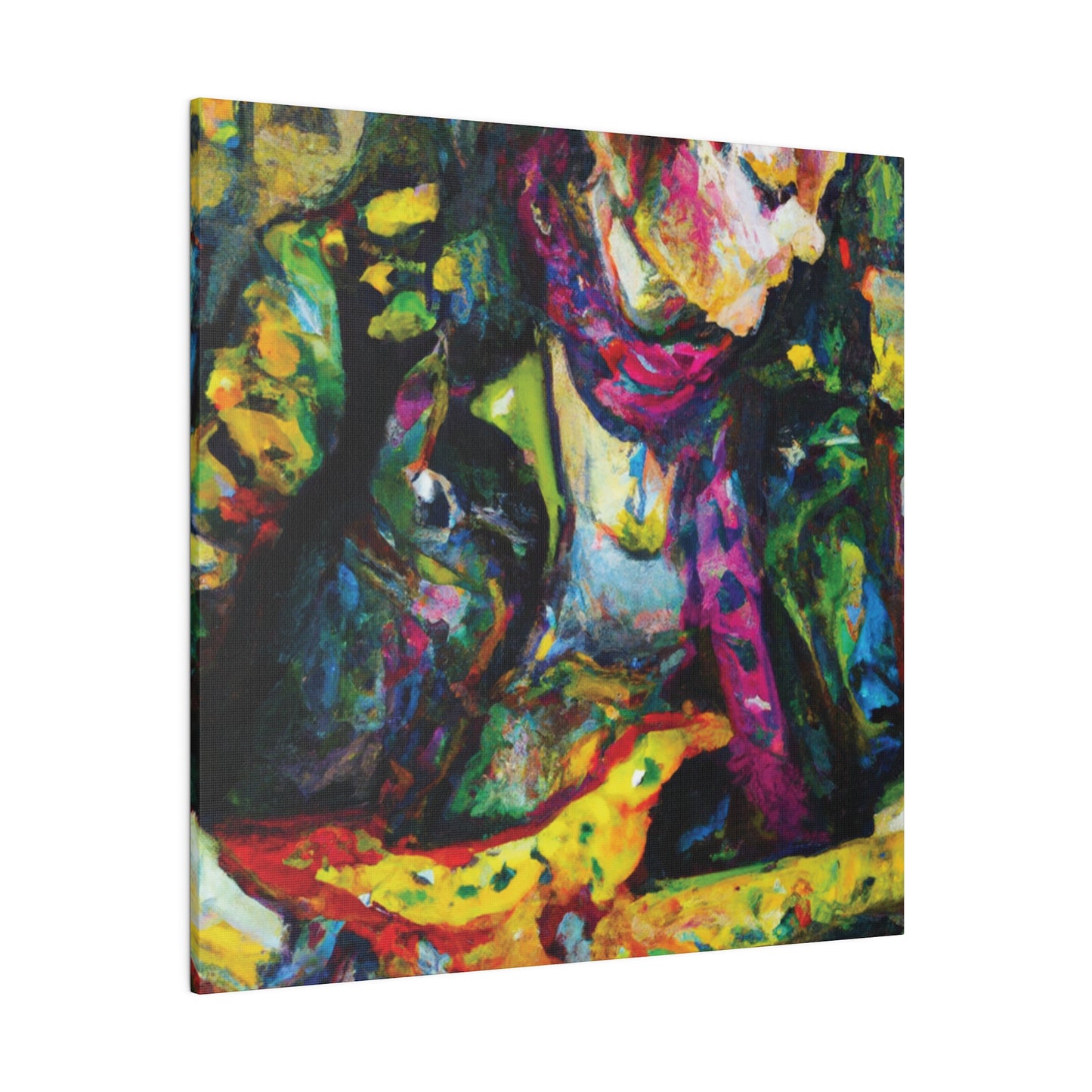3668A - Rockstar Oil Painting Style Print | Poster | Home Decor | Wall Art | Music Art | Canvas