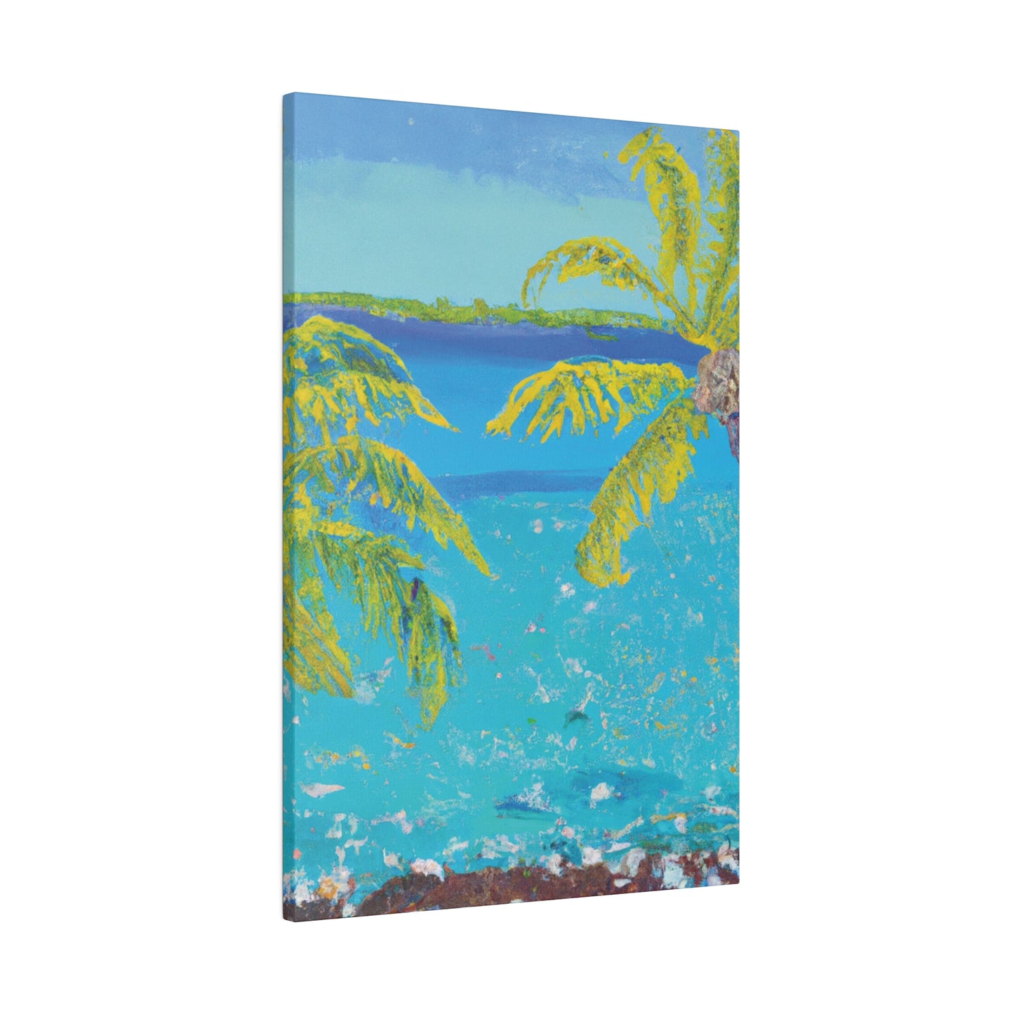 9282F - Bahamas Ocean Painting Print | Bahamas | Ocean | Beach | Poster | Home Decor | Wall Art | Canvas