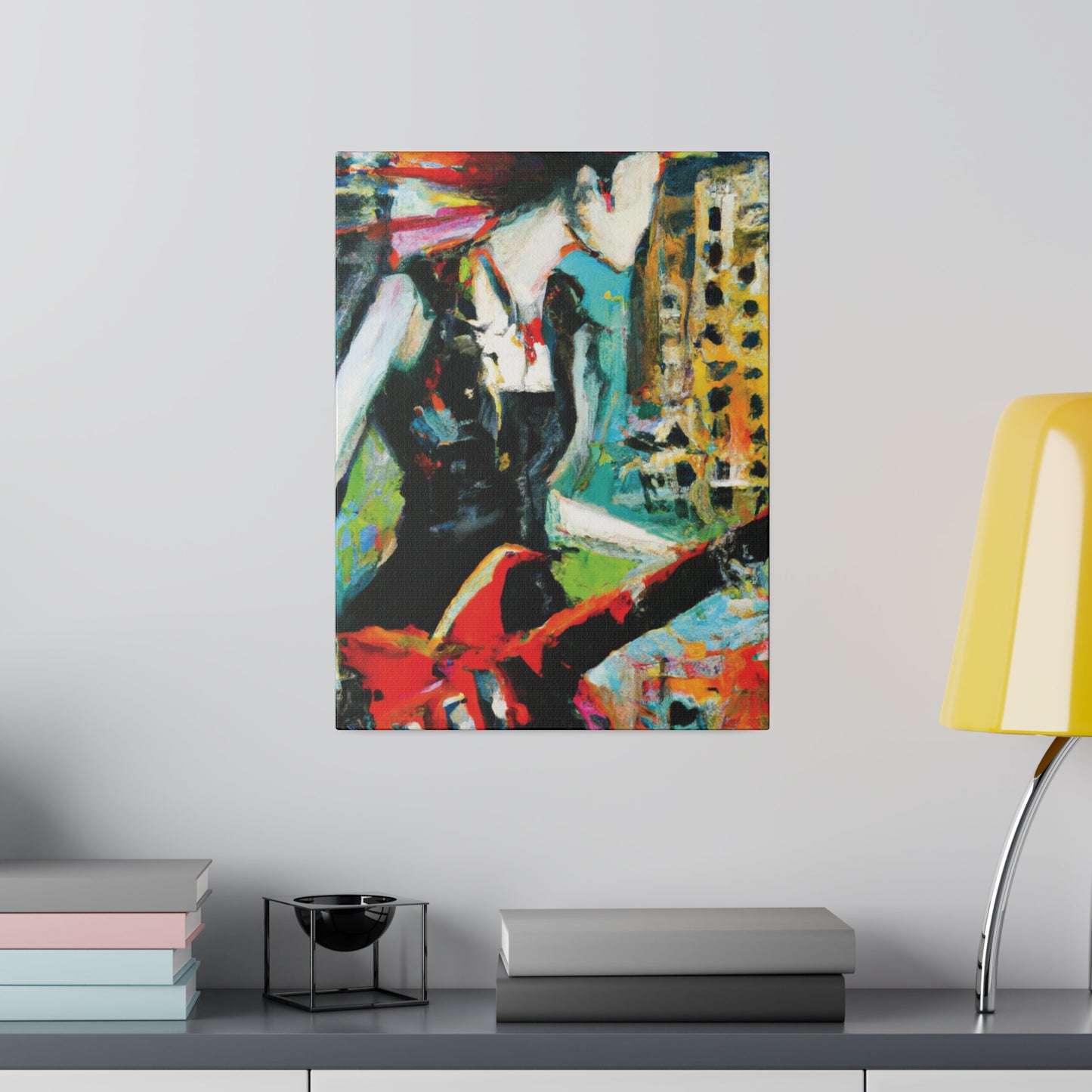 3226O - Rockstar Oil Painting Style Print | Poster | Home Decor | Wall Art | Music Art | Canvas