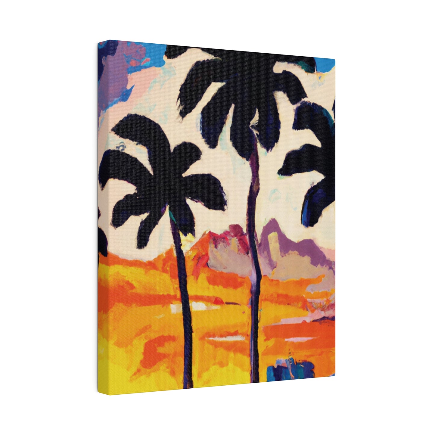 6586K - Miami Beach Sunset Painting Print | Miami | Beach | Sunset | Poster | Home Decor | Wall Art | Canvas