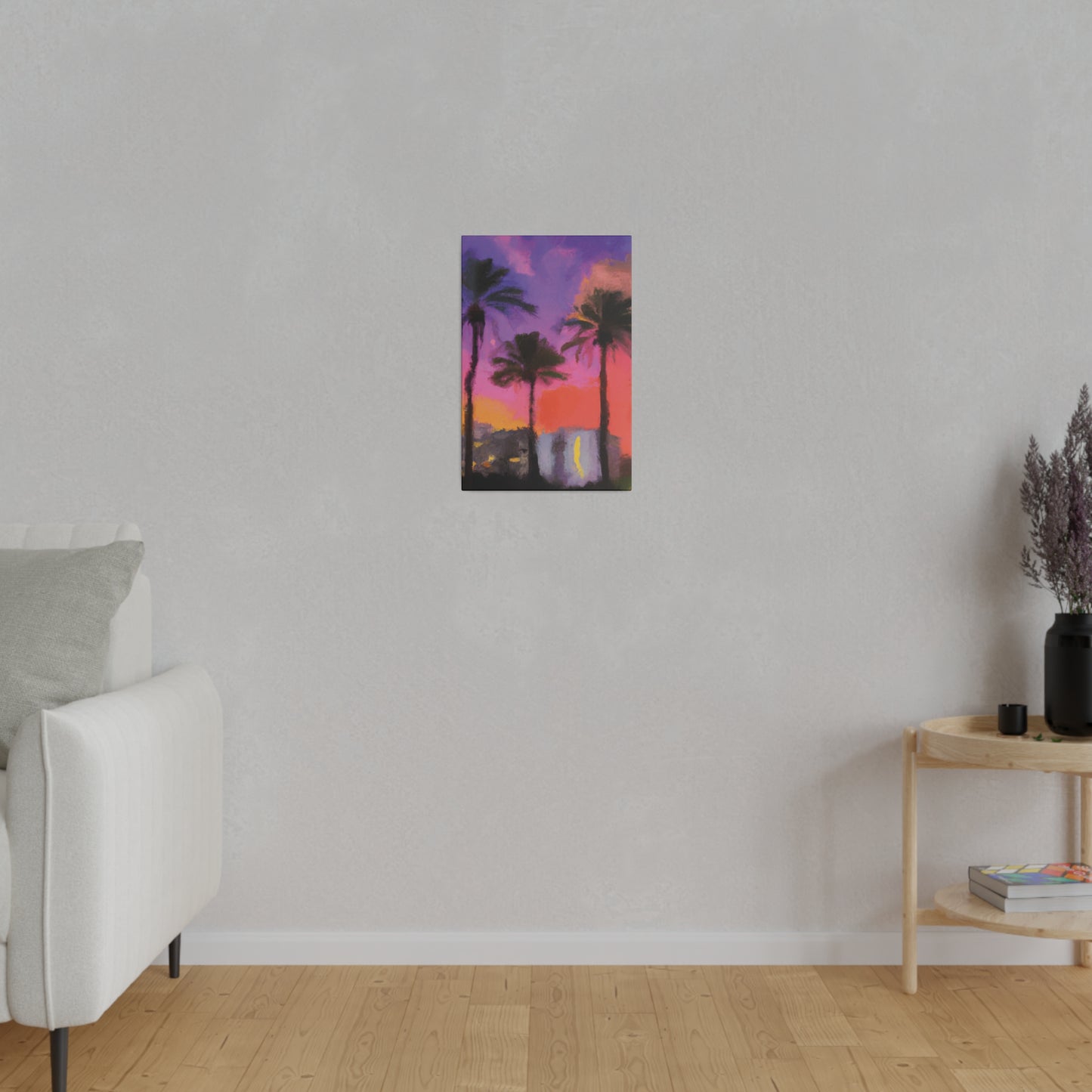 722V - Miami Beach Sunset Painting Print | Miami | Beach | Sunset | Poster | Home Decor | Wall Art | Canvas