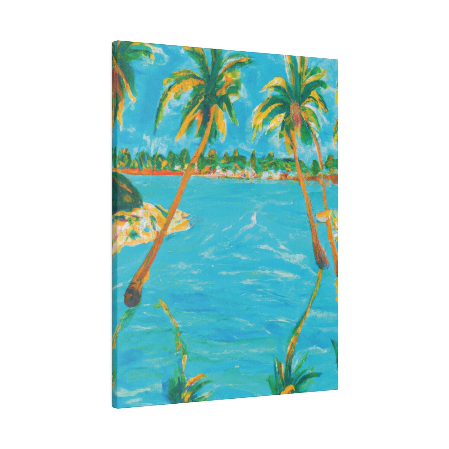 4338G - Bahamas Ocean Painting Print | Bahamas | Ocean | Beach | Poster | Home Decor | Wall Art | Canvas