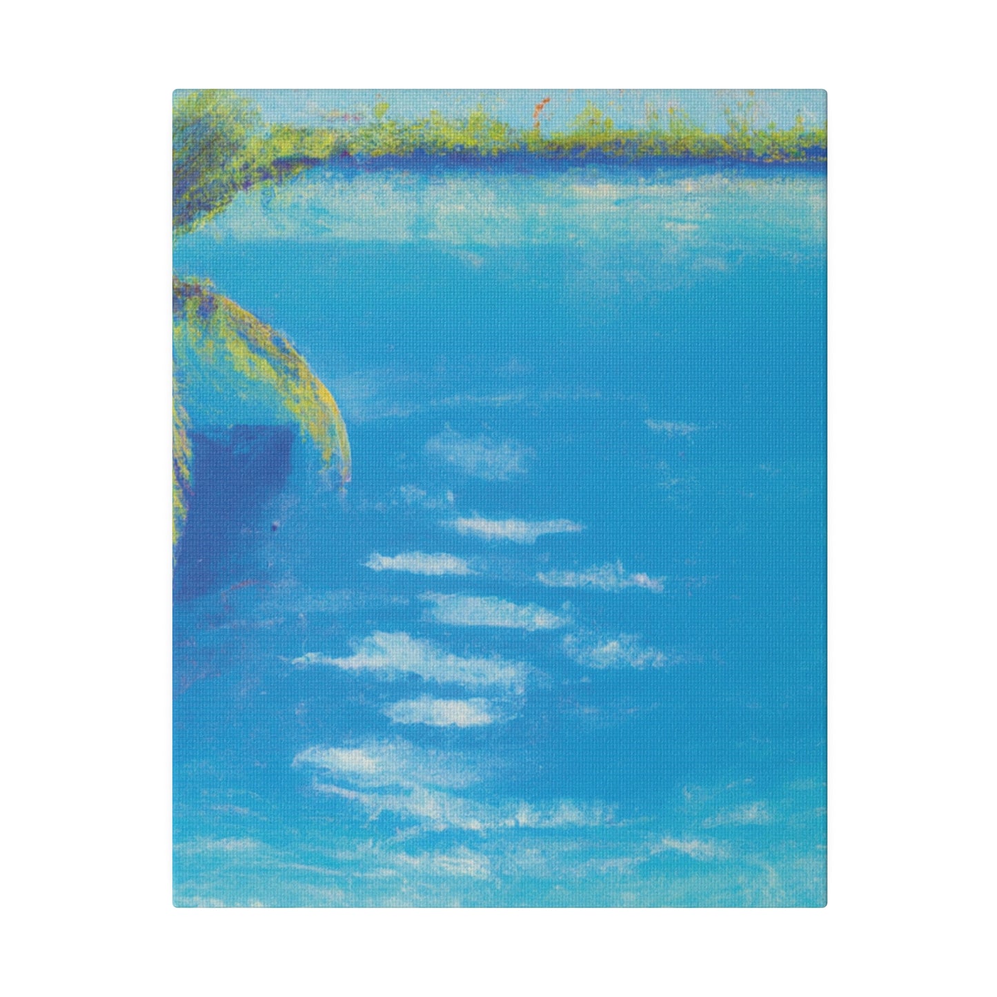 9819K - Bahamas Ocean Painting Print | Bahamas | Ocean | Beach | Poster | Home Decor | Wall Art | Canvas