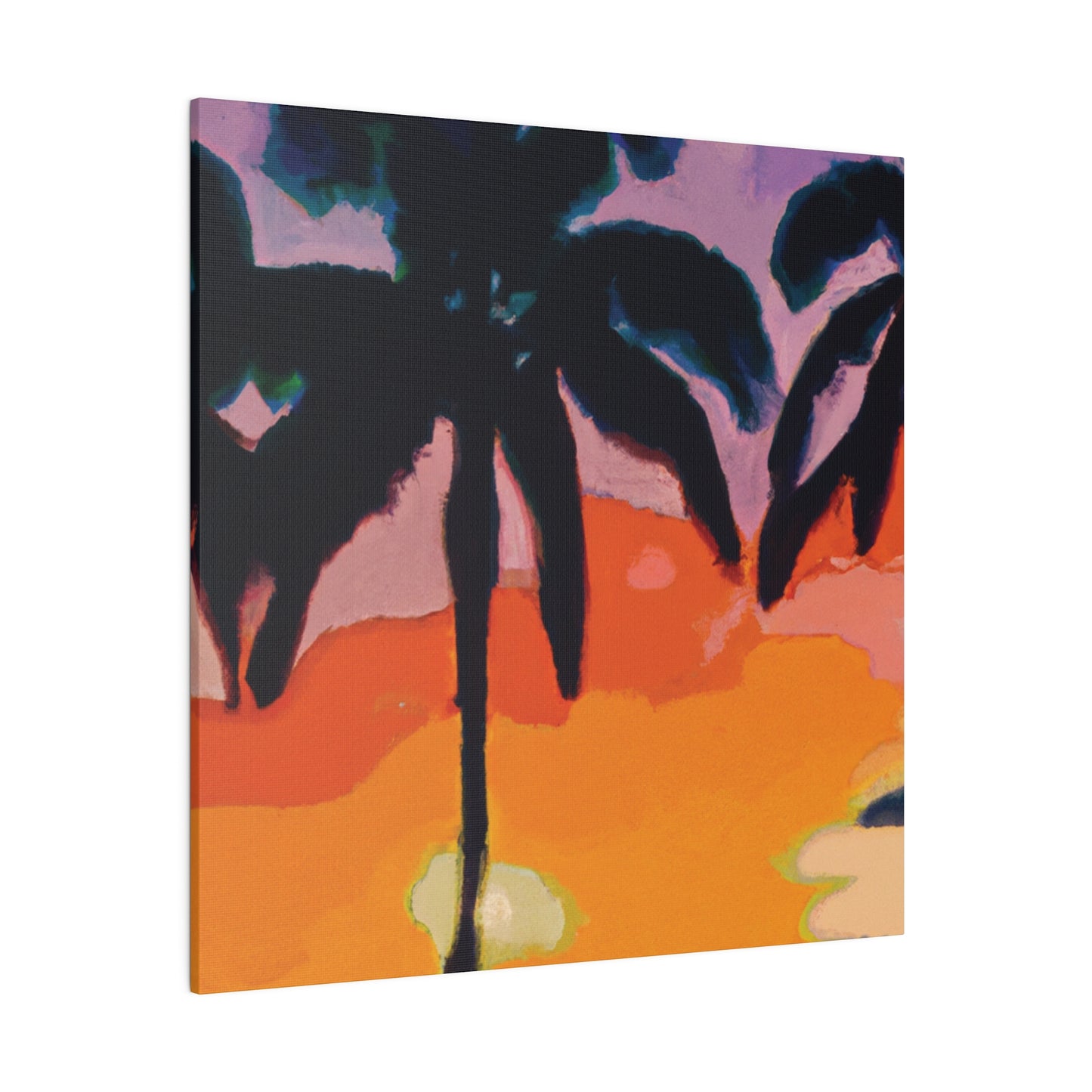 7875Z - Miami Beach Sunset Painting Print | Miami | Beach | Sunset | Poster | Home Decor | Wall Art | Canvas