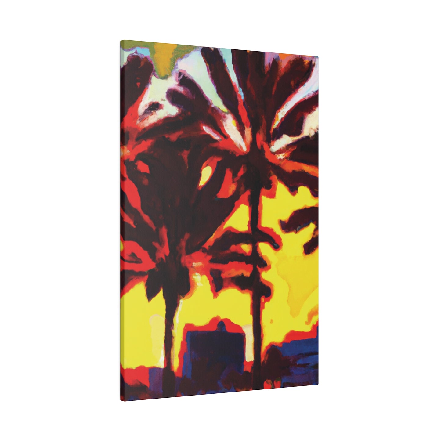 3133X - Miami Beach Sunset Painting Print | Miami | Beach | Sunset | Poster | Home Decor | Wall Art | Canvas