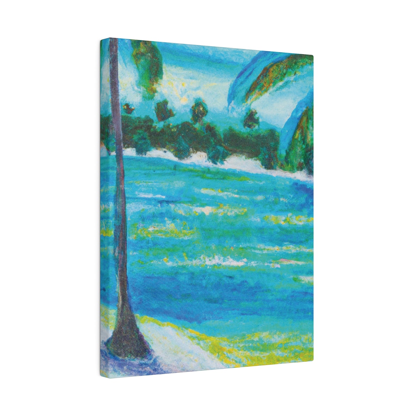 5874R - Bahamas Ocean Painting Print | Bahamas | Ocean | Beach | Poster | Home Decor | Wall Art | Canvas