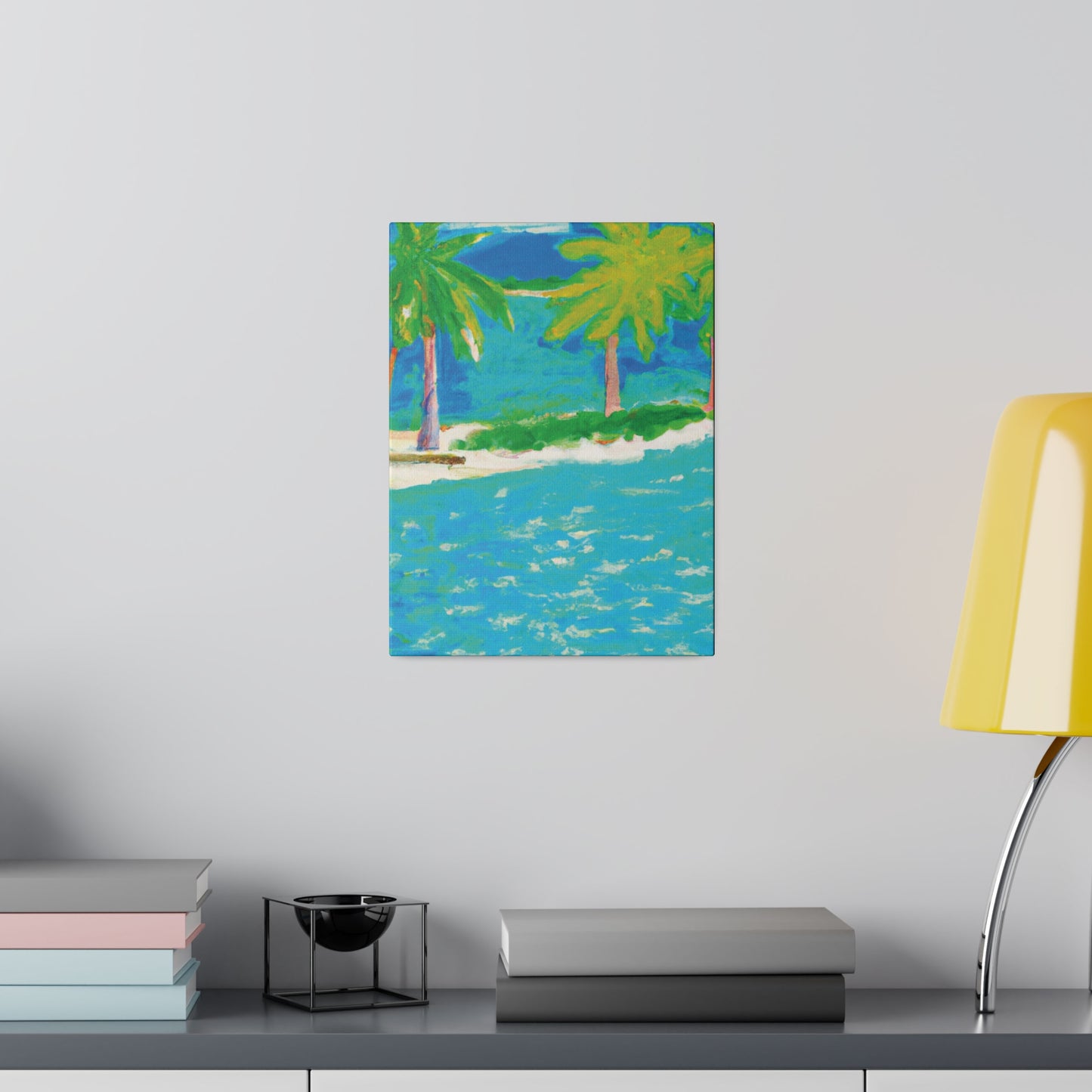 3271K - Bahamas Ocean Painting Print | Bahamas | Ocean | Beach | Poster | Home Decor | Wall Art | Canvas