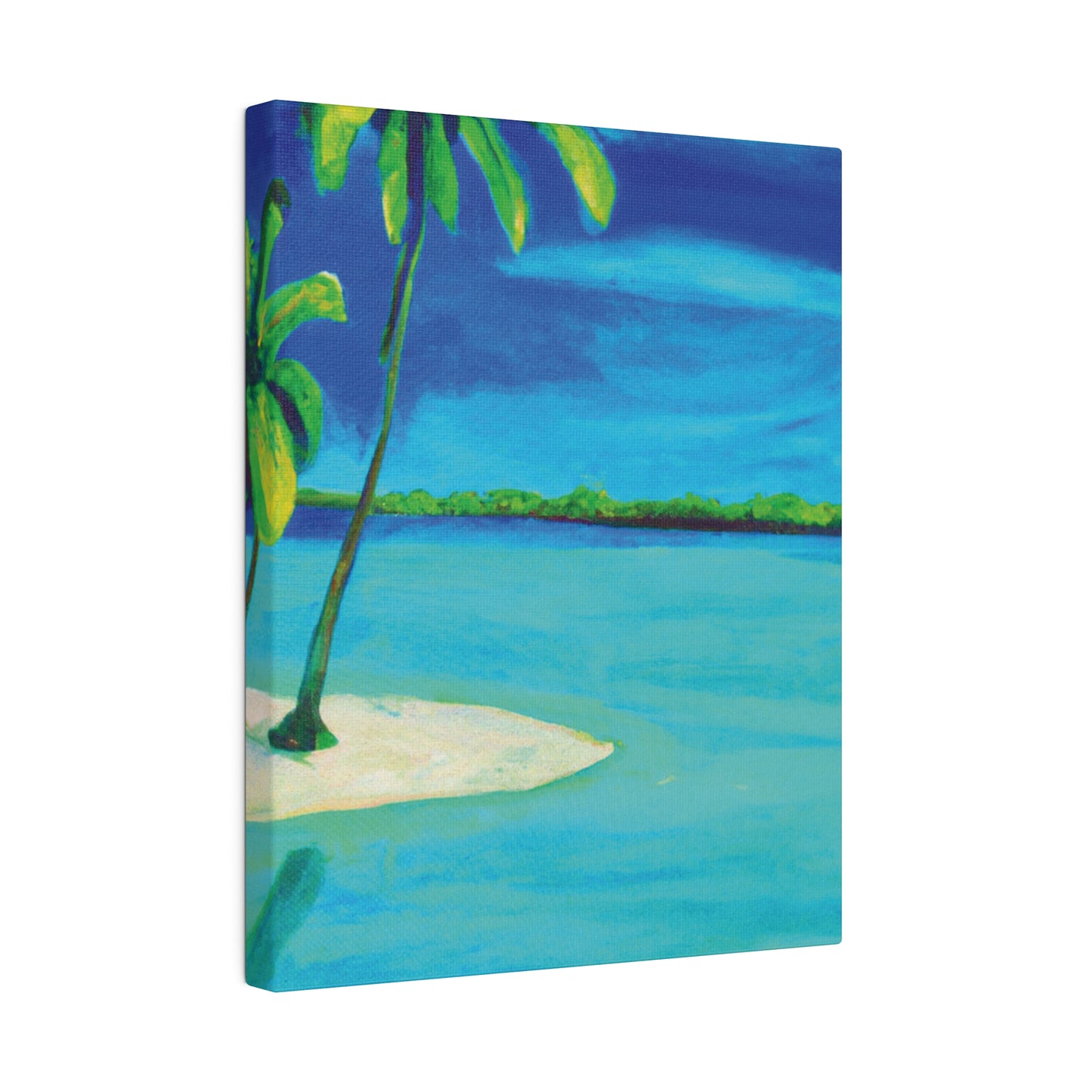 7352P - Bahamas Ocean Painting Print | Bahamas | Ocean | Beach | Poster | Home Decor | Wall Art | Canvas