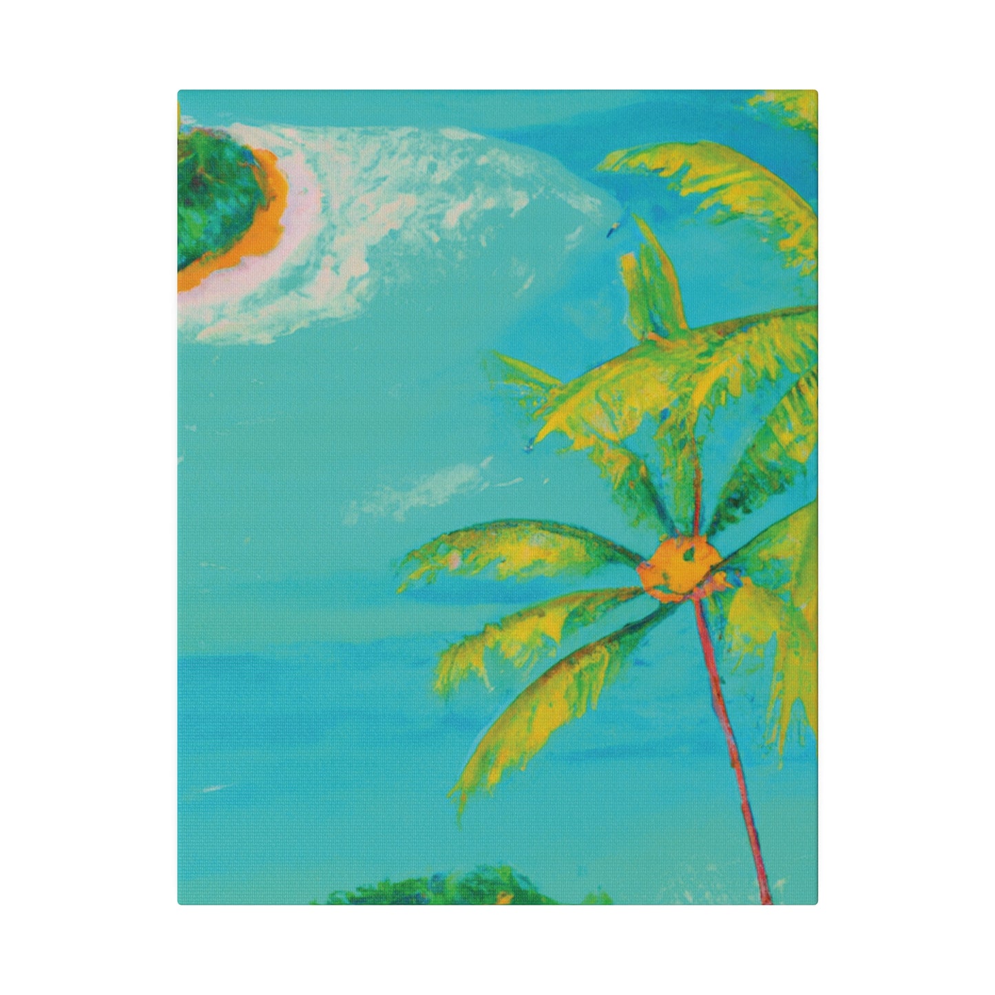 5457G - Bahamas Ocean Painting Print | Bahamas | Ocean | Beach | Poster | Home Decor | Wall Art | Canvas