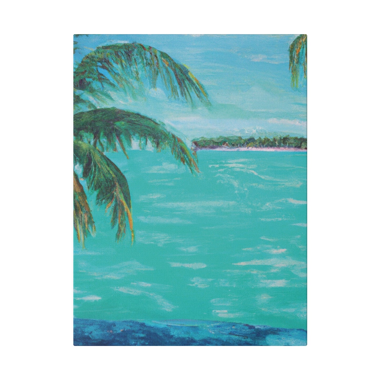 362P - Bahamas Ocean Painting Print | Bahamas | Ocean | Beach | Poster | Home Decor | Wall Art | Canvas