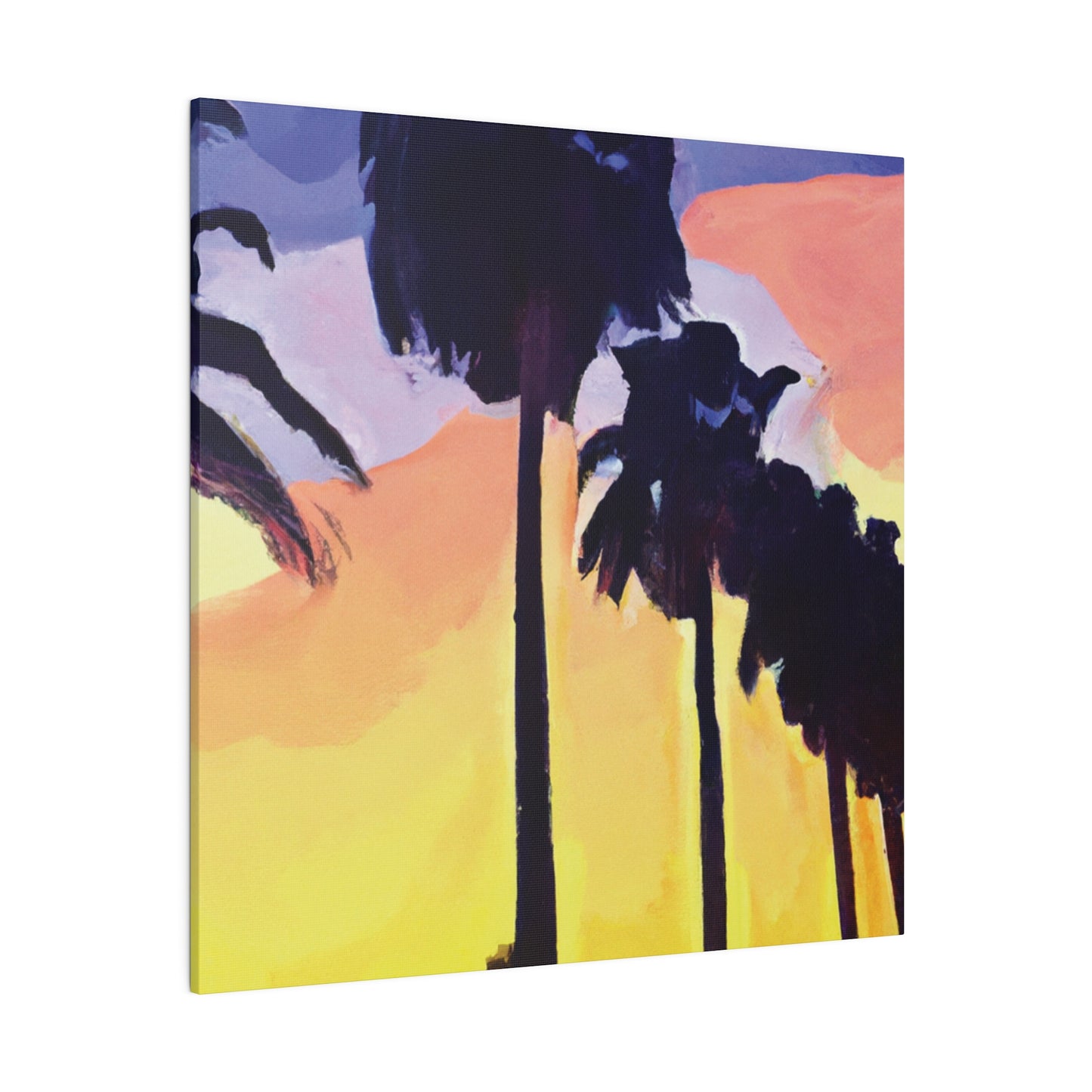 8023Y - Miami Beach Sunset Painting Print | Miami | Beach | Sunset | Poster | Home Decor | Wall Art | Canvas