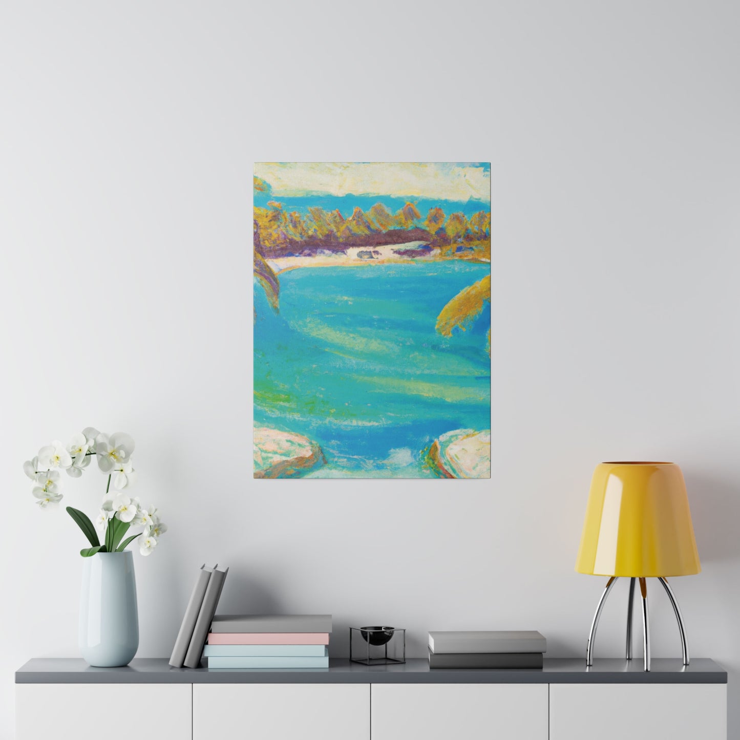 5706H - Bahamas Ocean Painting Print | Bahamas | Ocean | Beach | Poster | Home Decor | Wall Art | Canvas