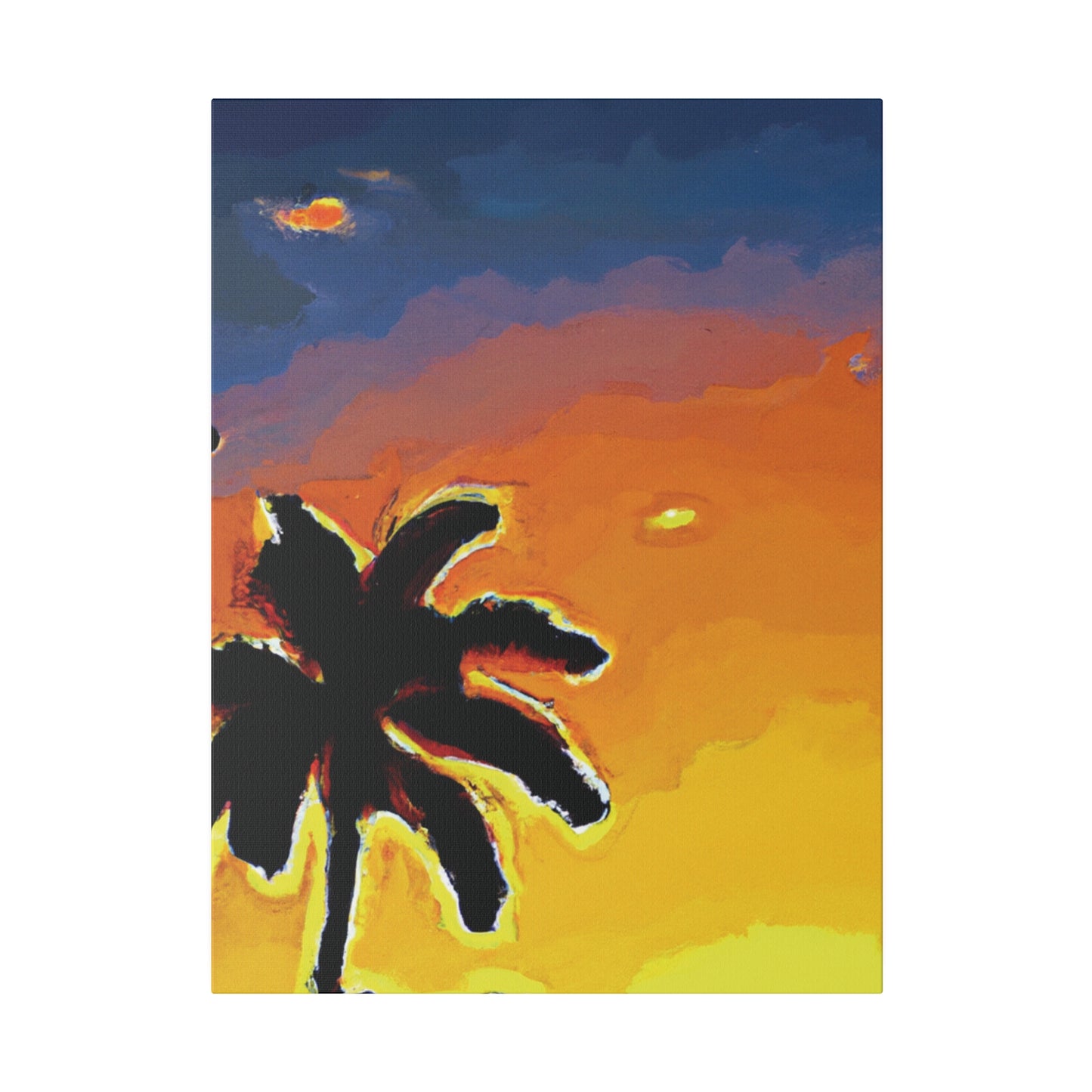 8720W - Miami Beach Sunset Painting Print | Miami | Beach | Sunset | Poster | Home Decor | Wall Art | Canvas