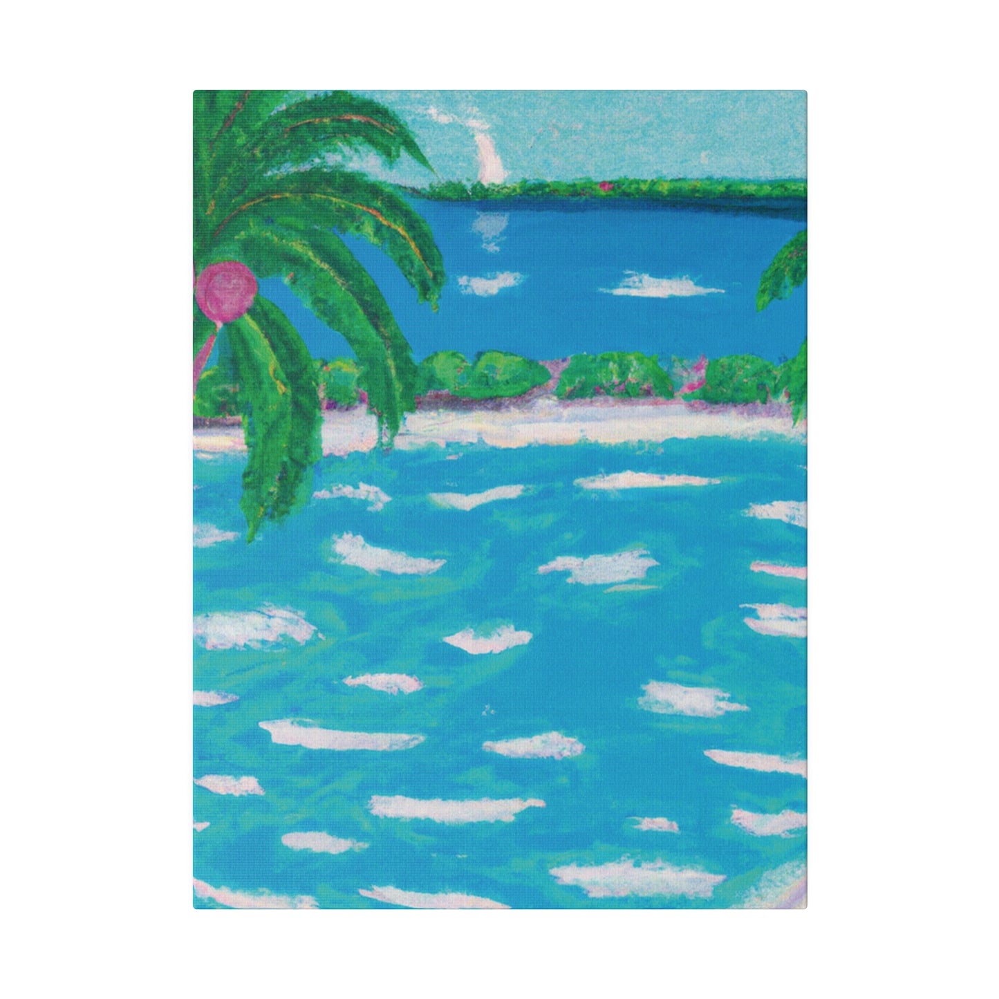 7341Z - Bahamas Ocean Painting Print | Bahamas | Ocean | Beach | Poster | Home Decor | Wall Art | Canvas