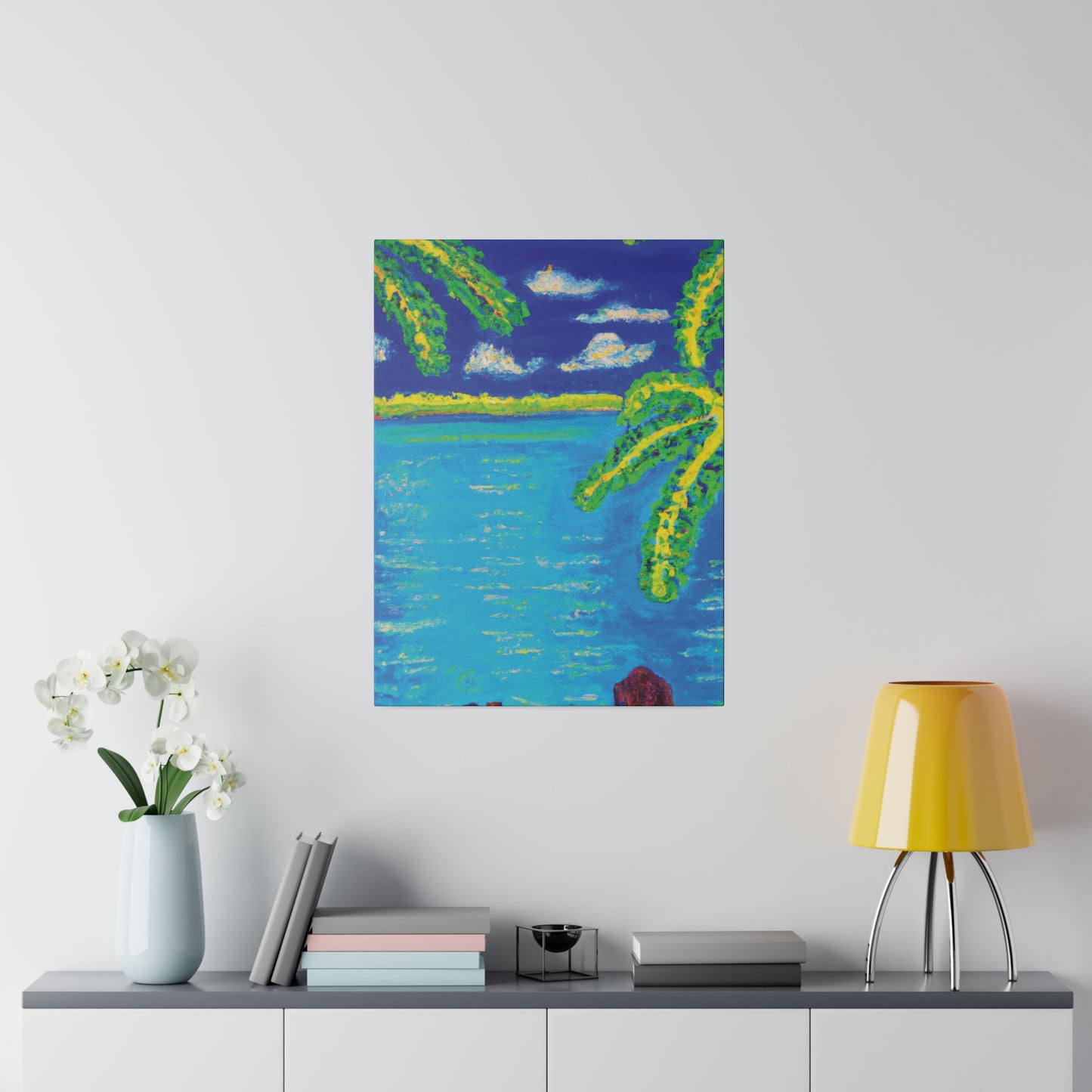 9774Z - Bahamas Ocean Painting Print | Bahamas | Ocean | Beach | Poster | Home Decor | Wall Art | Canvas