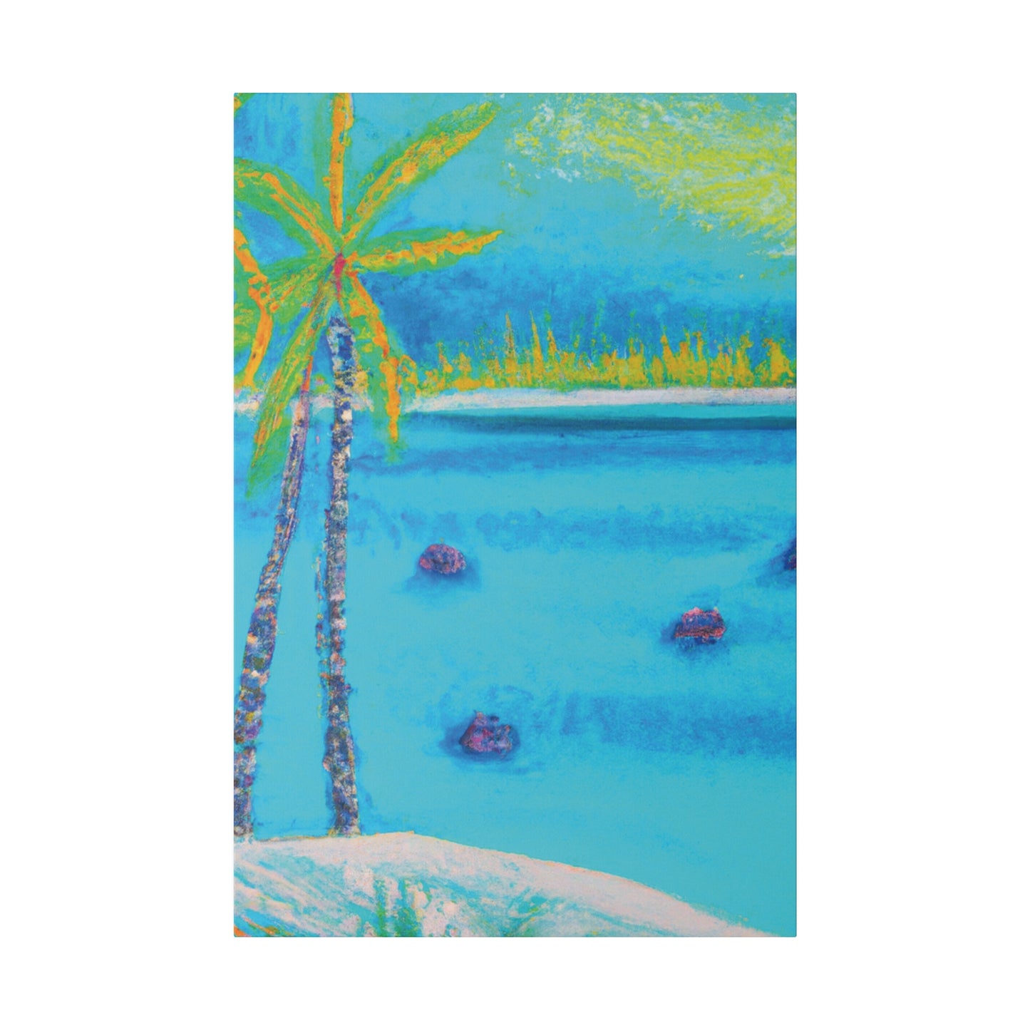 2937T - Bahamas Ocean Painting Print | Bahamas | Ocean | Beach | Poster | Home Decor | Wall Art | Canvas