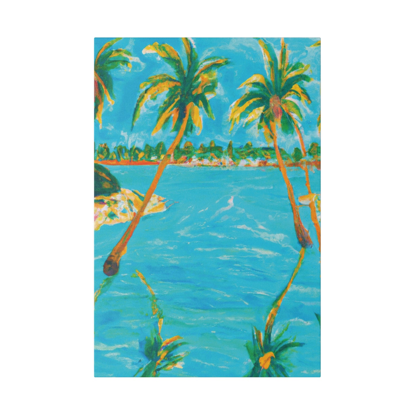 4338G - Bahamas Ocean Painting Print | Bahamas | Ocean | Beach | Poster | Home Decor | Wall Art | Canvas