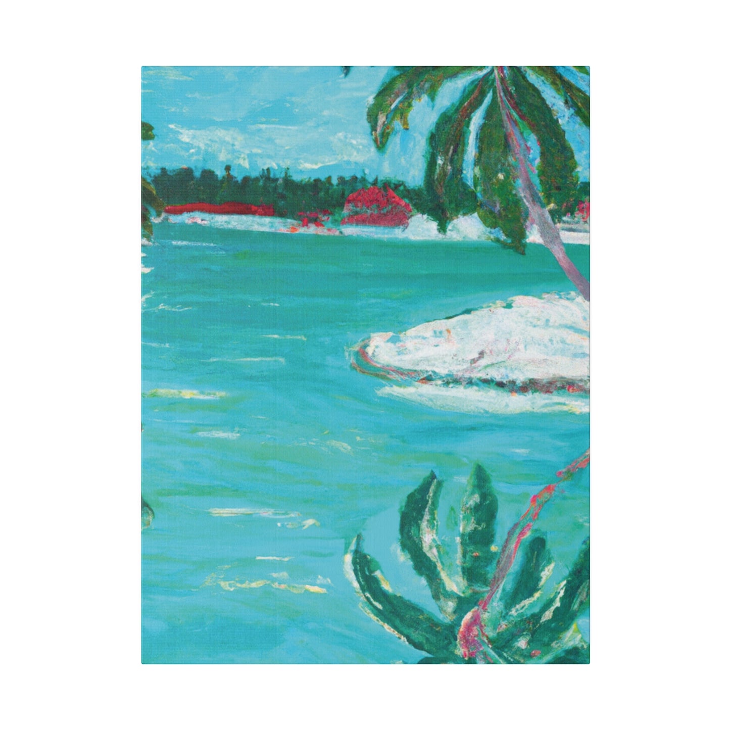 7090Z - Bahamas Ocean Painting Print | Bahamas | Ocean | Beach | Poster | Home Decor | Wall Art | Canvas