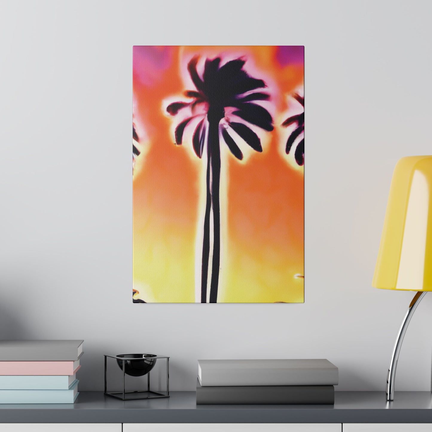 3814X - Miami Beach Sunset Painting Print | Miami | Beach | Sunset | Poster | Home Decor | Wall Art | Canvas