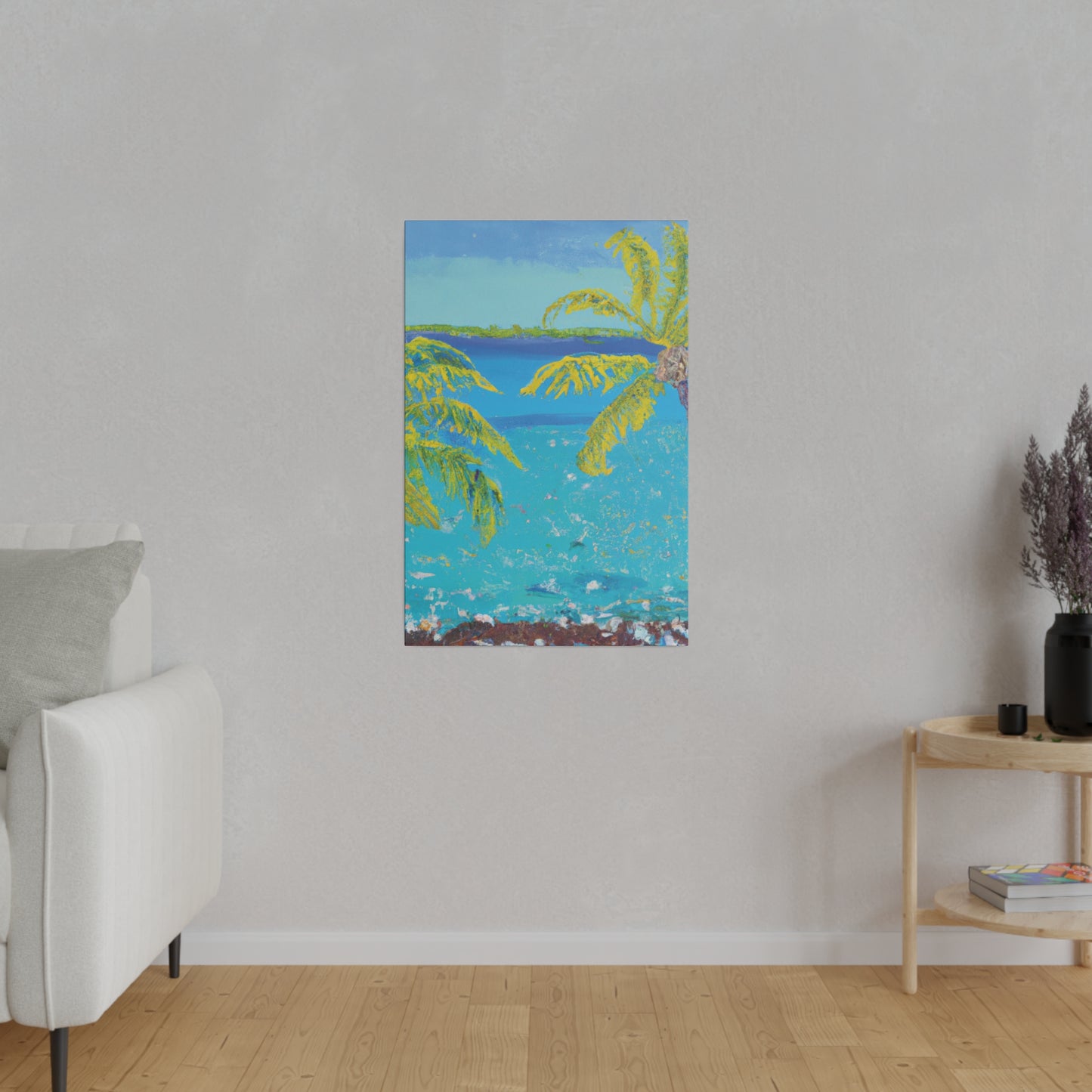 9282F - Bahamas Ocean Painting Print | Bahamas | Ocean | Beach | Poster | Home Decor | Wall Art | Canvas