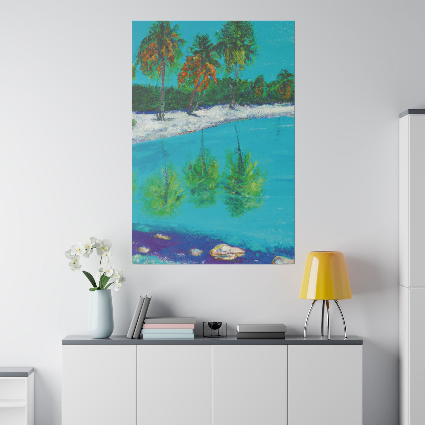 8297H - Bahamas Ocean Painting Print | Bahamas | Ocean | Beach | Poster | Home Decor | Wall Art | Canvas