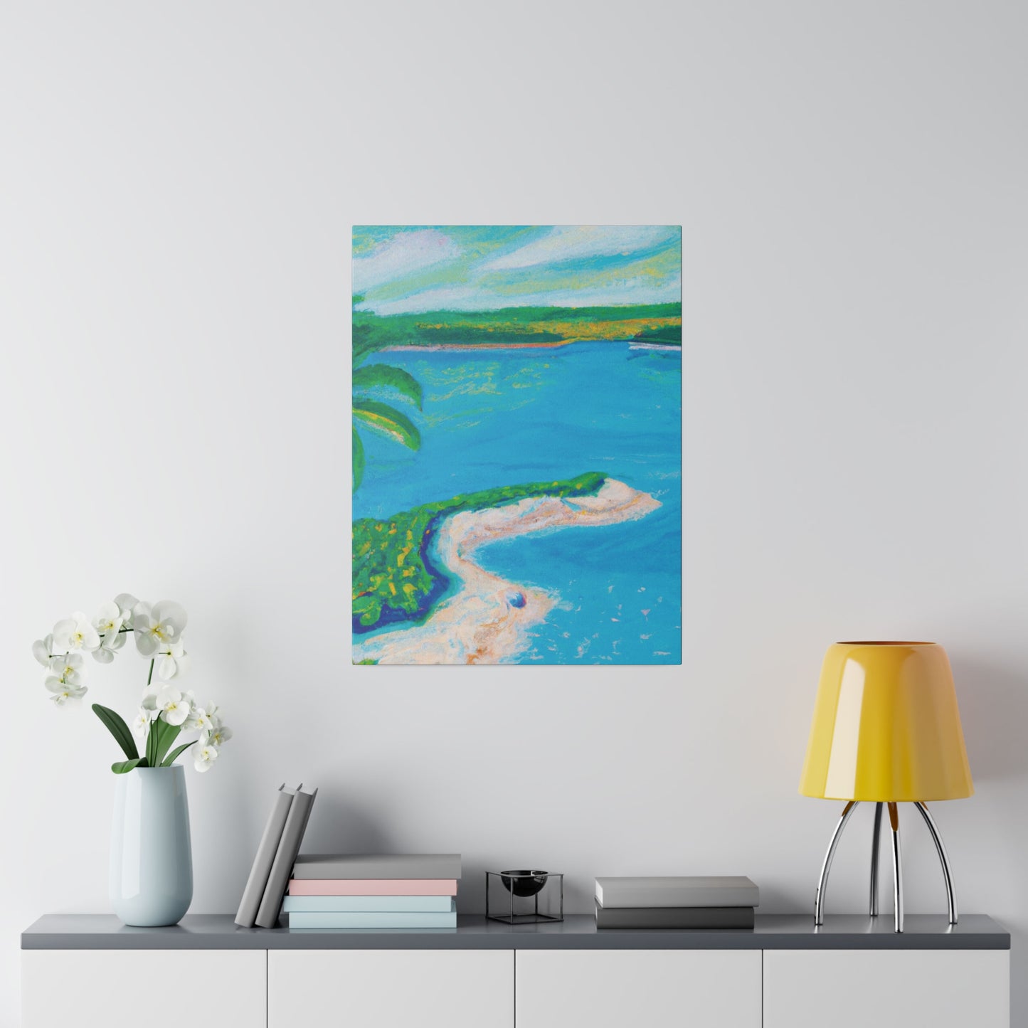 4895I - Bahamas Ocean Painting Print | Bahamas | Ocean | Beach | Poster | Home Decor | Wall Art | Canvas